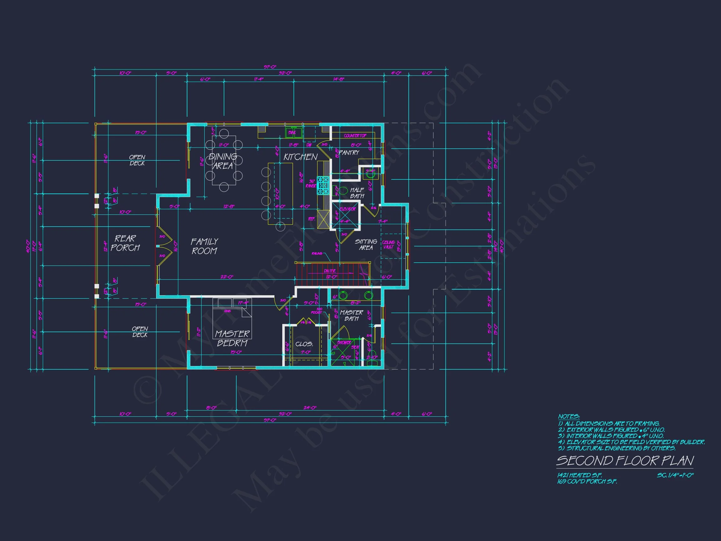 Stunning 2-Story house Plan with Coastal Designs & Blueprint