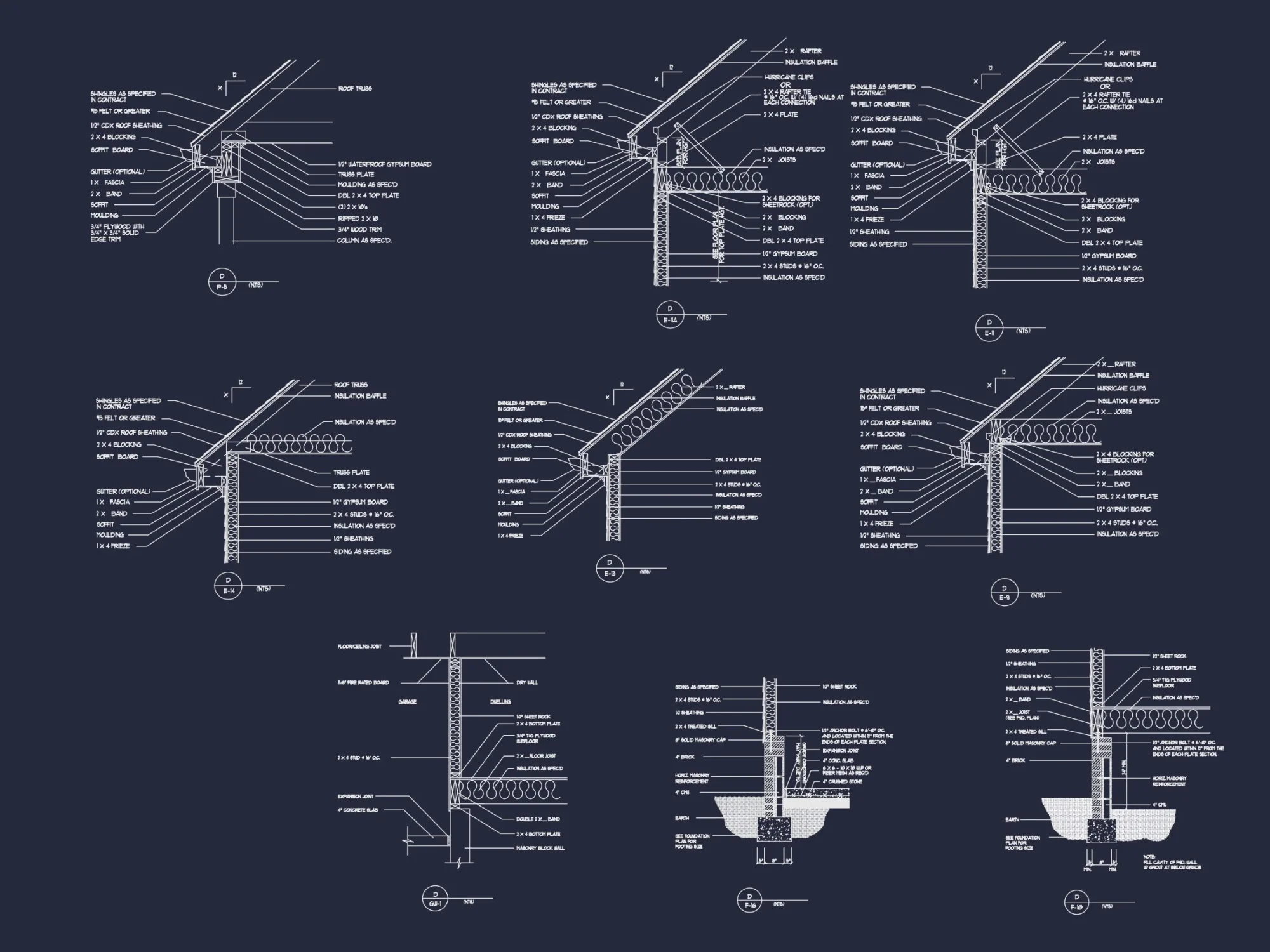 Spacious Craftsman house Floor Plan with CAD Architecture