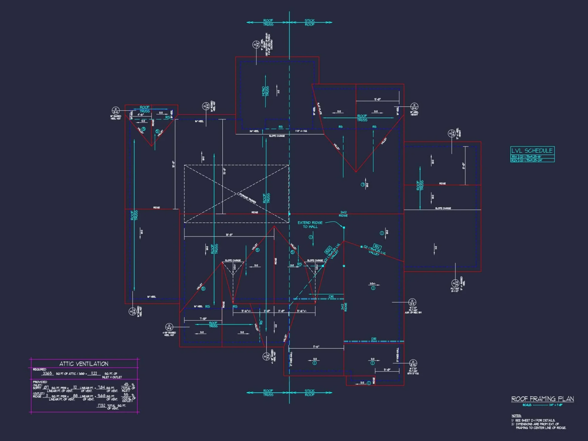 Spacious Craftsman house Floor Plan with CAD Architecture
