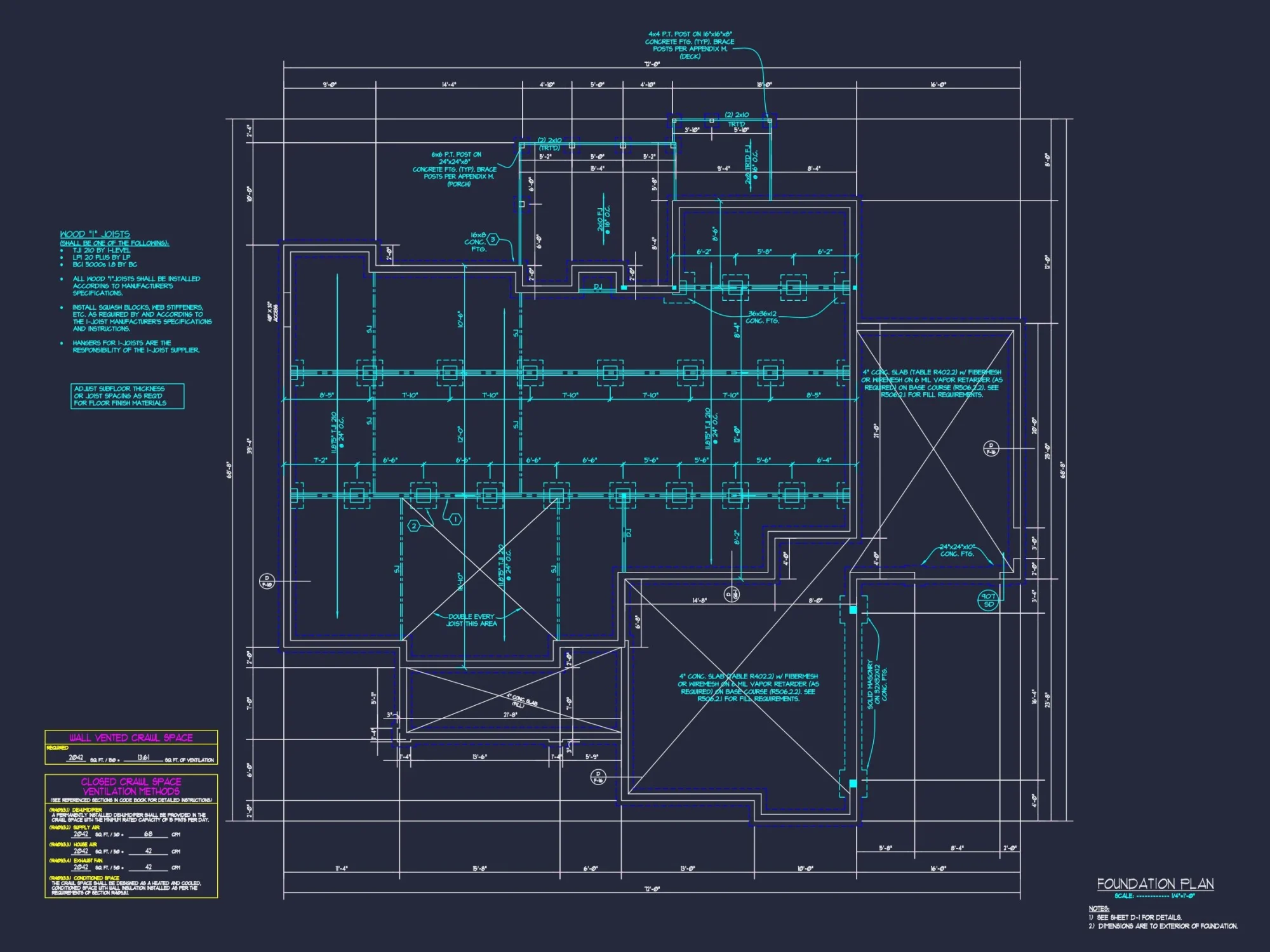 Spacious Craftsman house Floor Plan with CAD Architecture