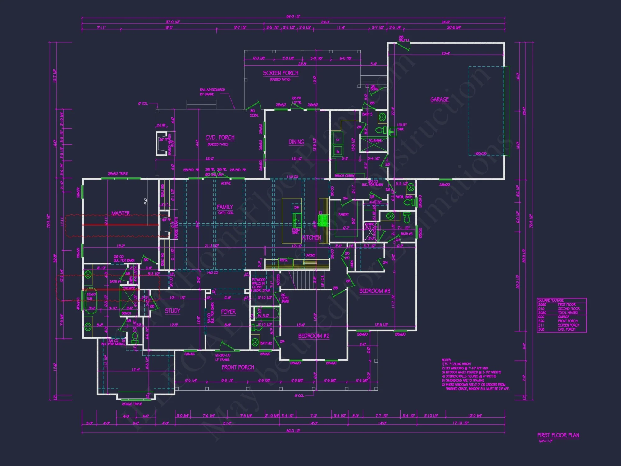 Elegant house Floor Plan with CAD Designs and Modern Architecture