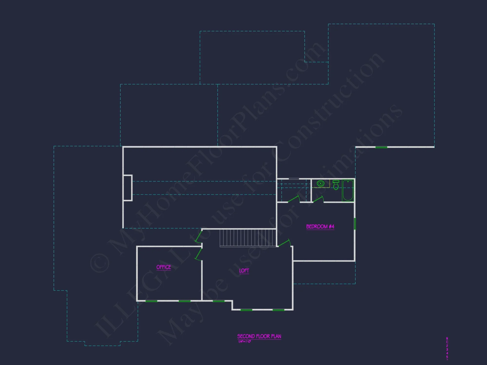 Elegant house Floor Plan with CAD Designs and Modern Architecture