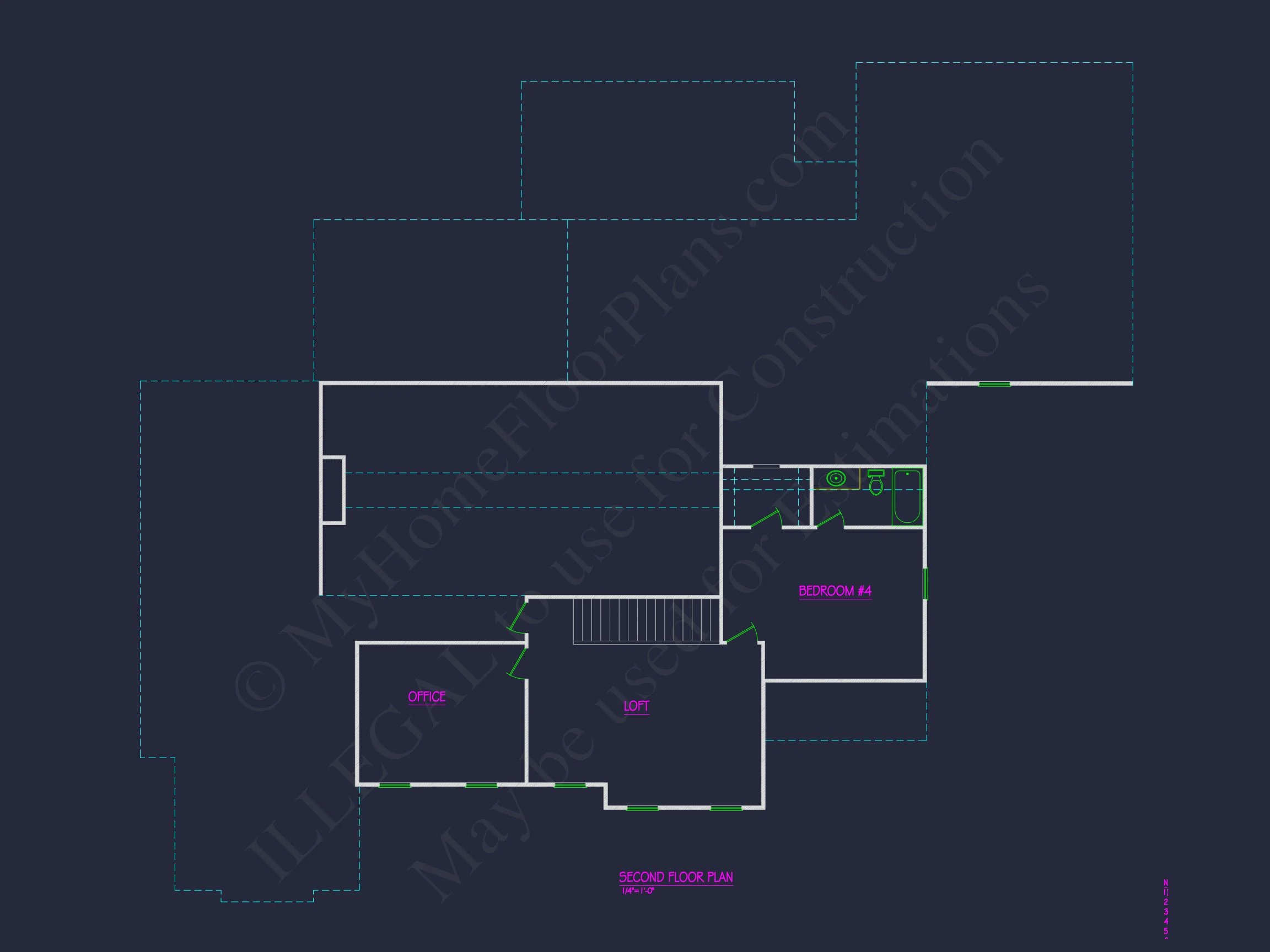 Elegant house Floor Plan with CAD Designs and Modern Architecture
