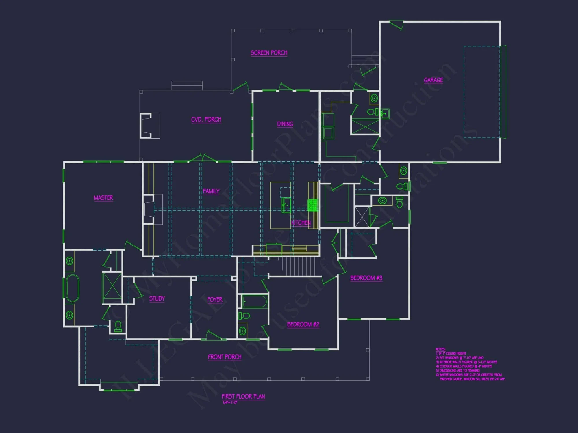 Elegant house Floor Plan with CAD Designs and Modern Architecture