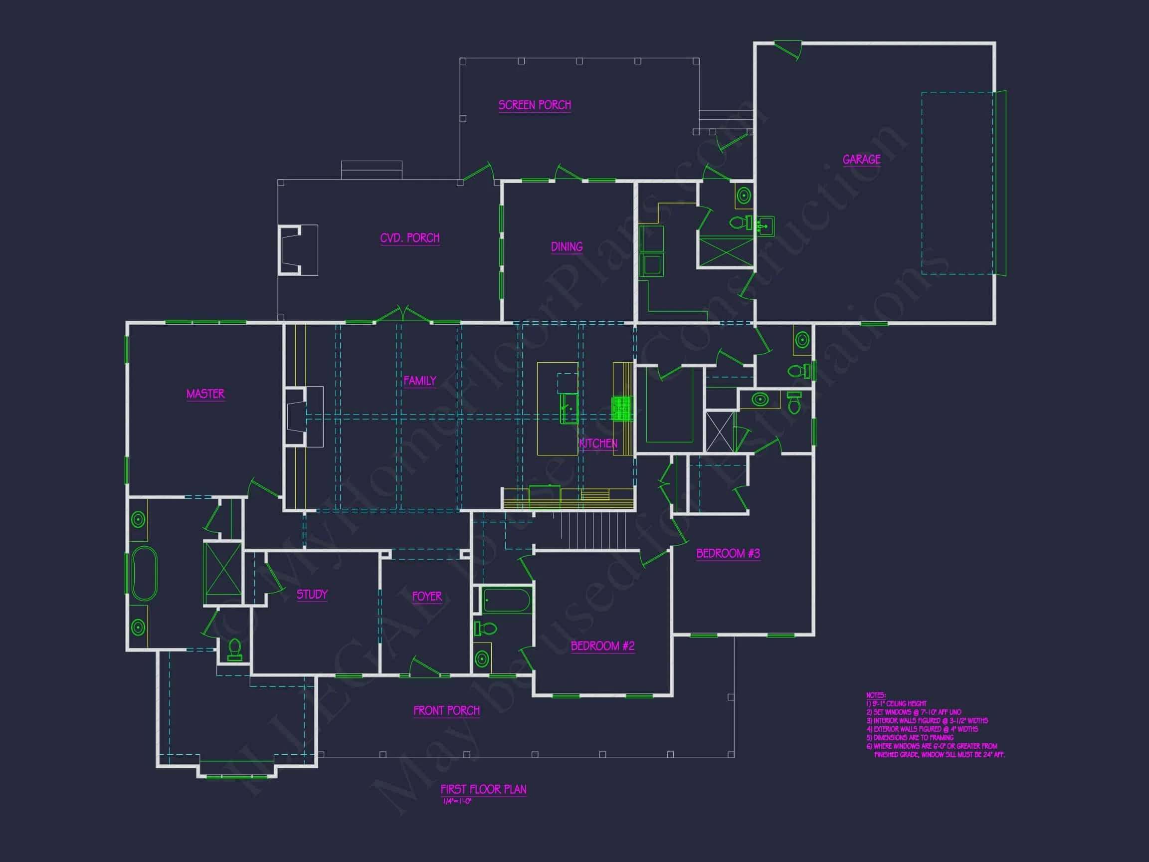 Elegant house Floor Plan with CAD Designs and Modern Architecture