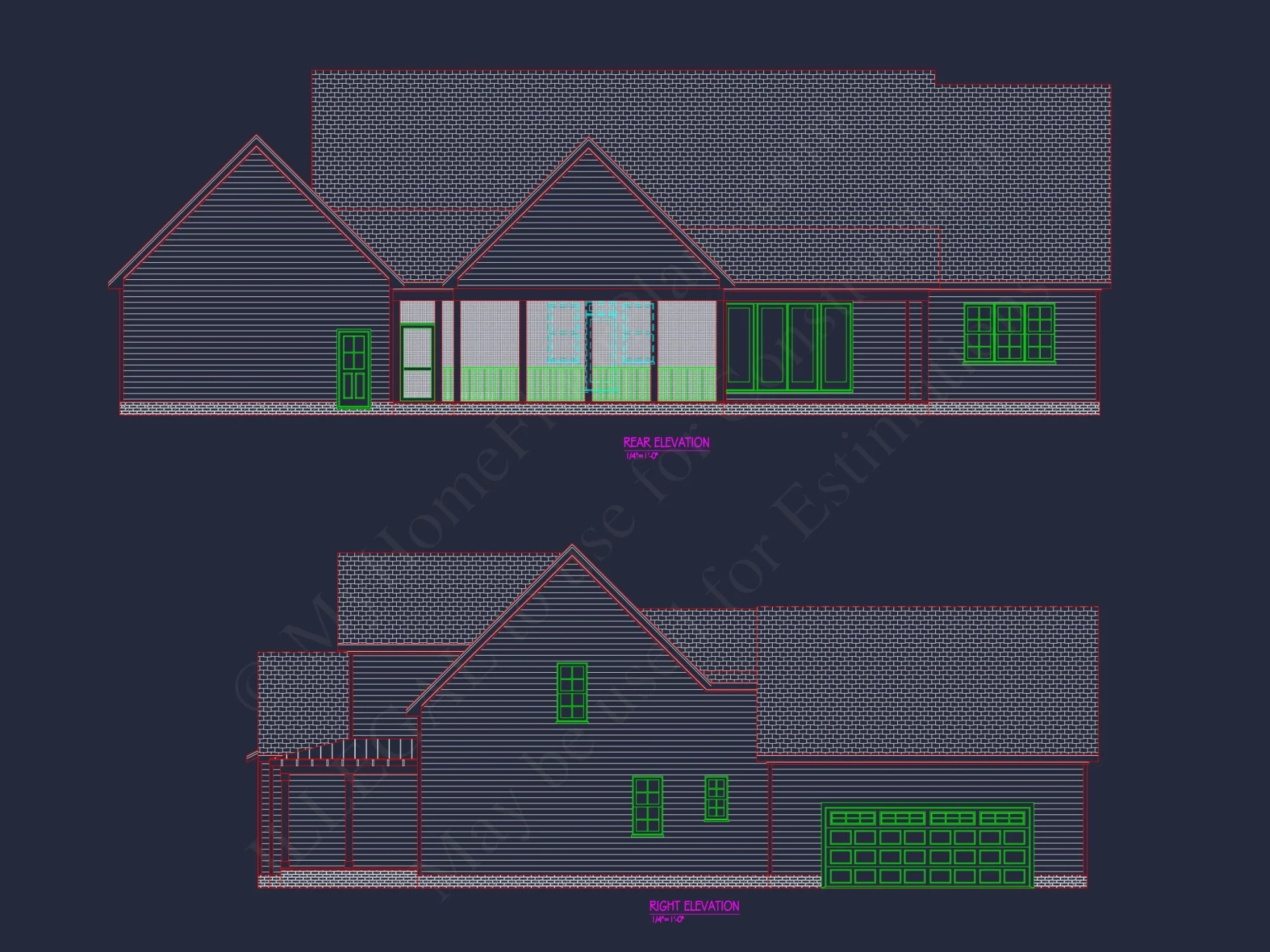 Elegant house Floor Plan with CAD Designs and Modern Architecture