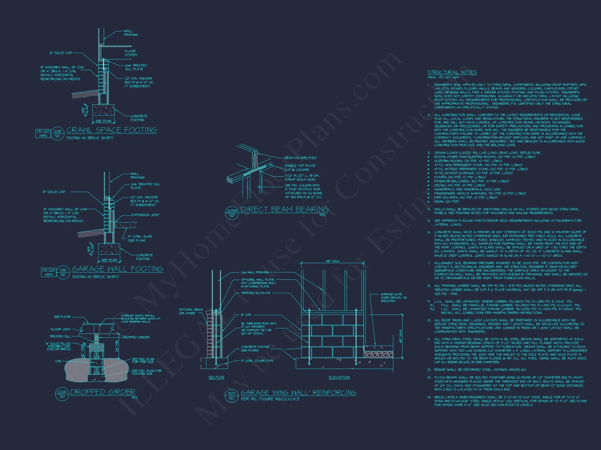 Modern house Floor Plan with Detailed CAD Architecture Designs