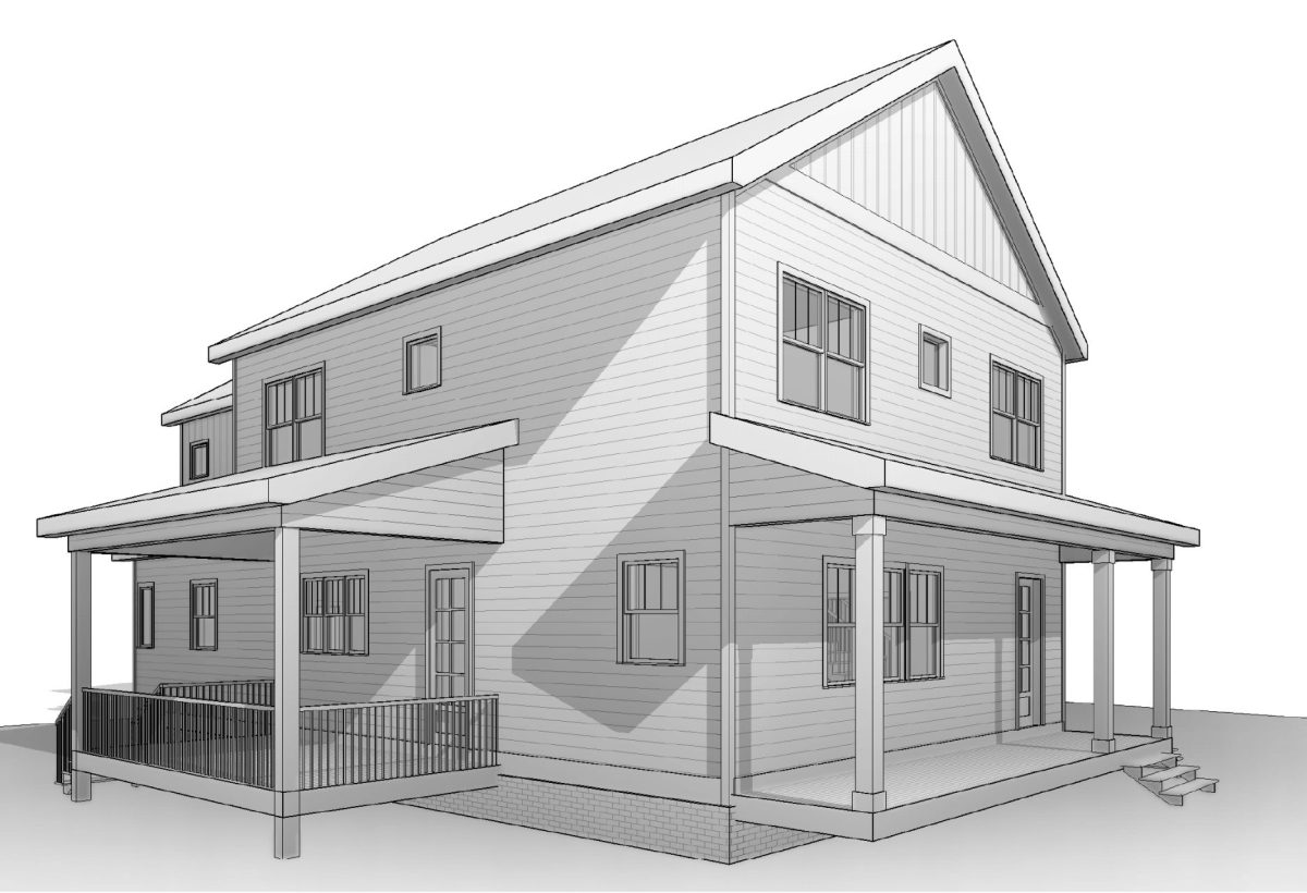 Modern house Floor Plan with Detailed CAD Architecture Designs