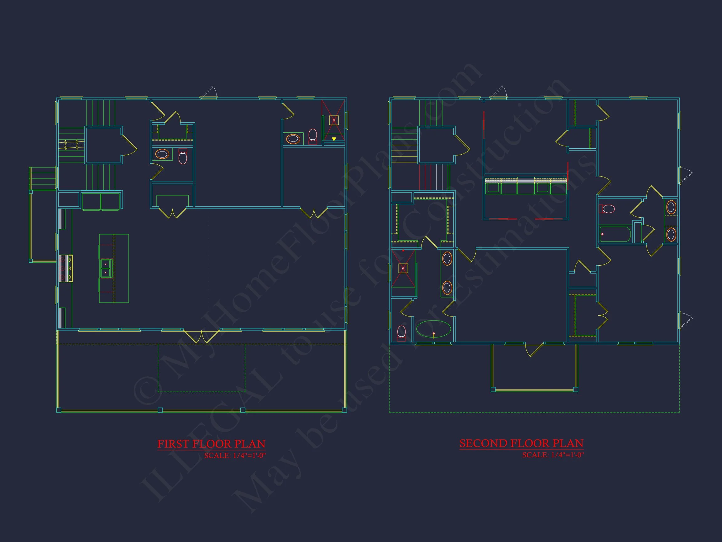 Beautiful house Plan with 2-Story Architectural Designs