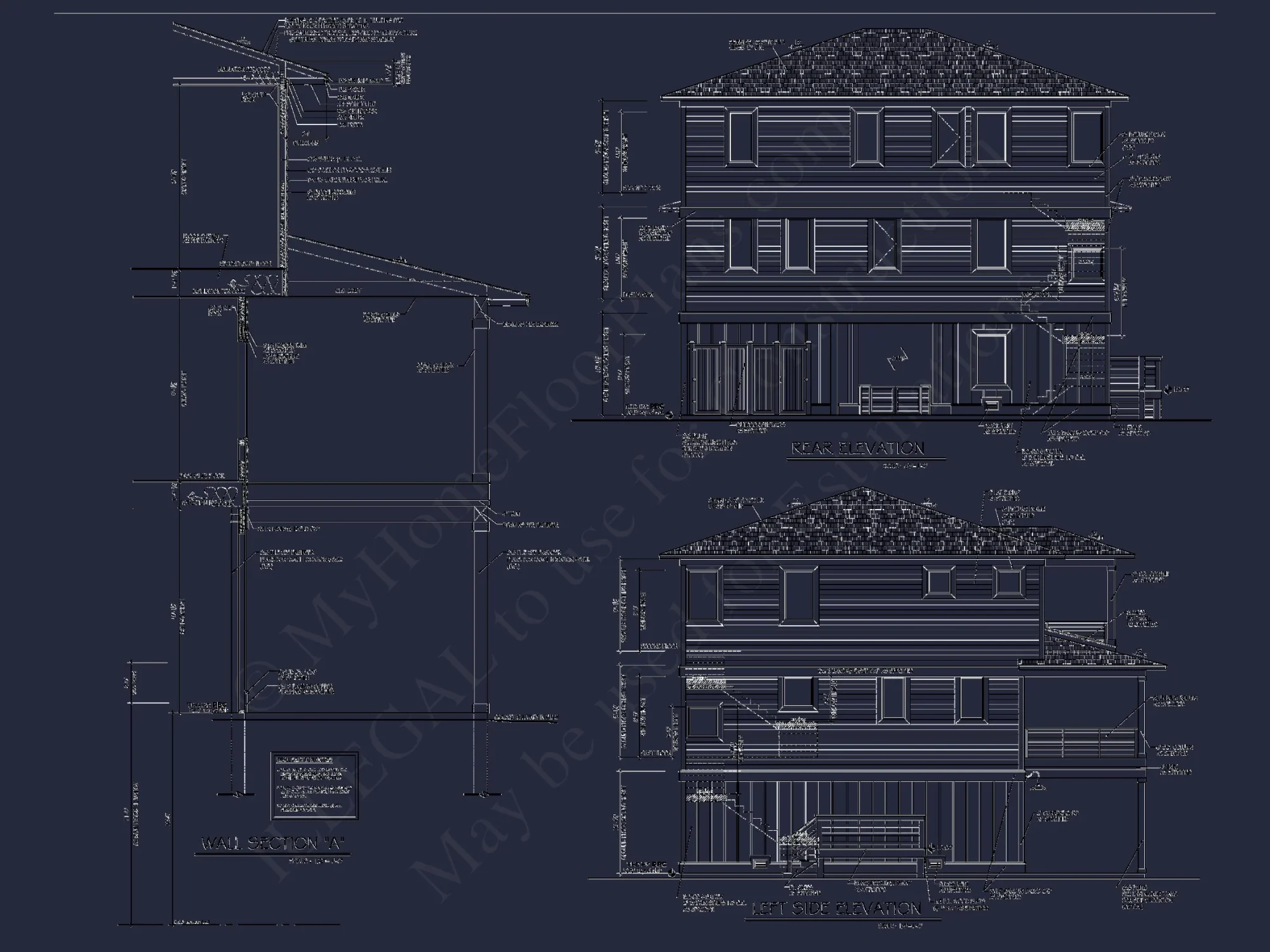 Beautiful house Plan with 2-Story Architectural Designs