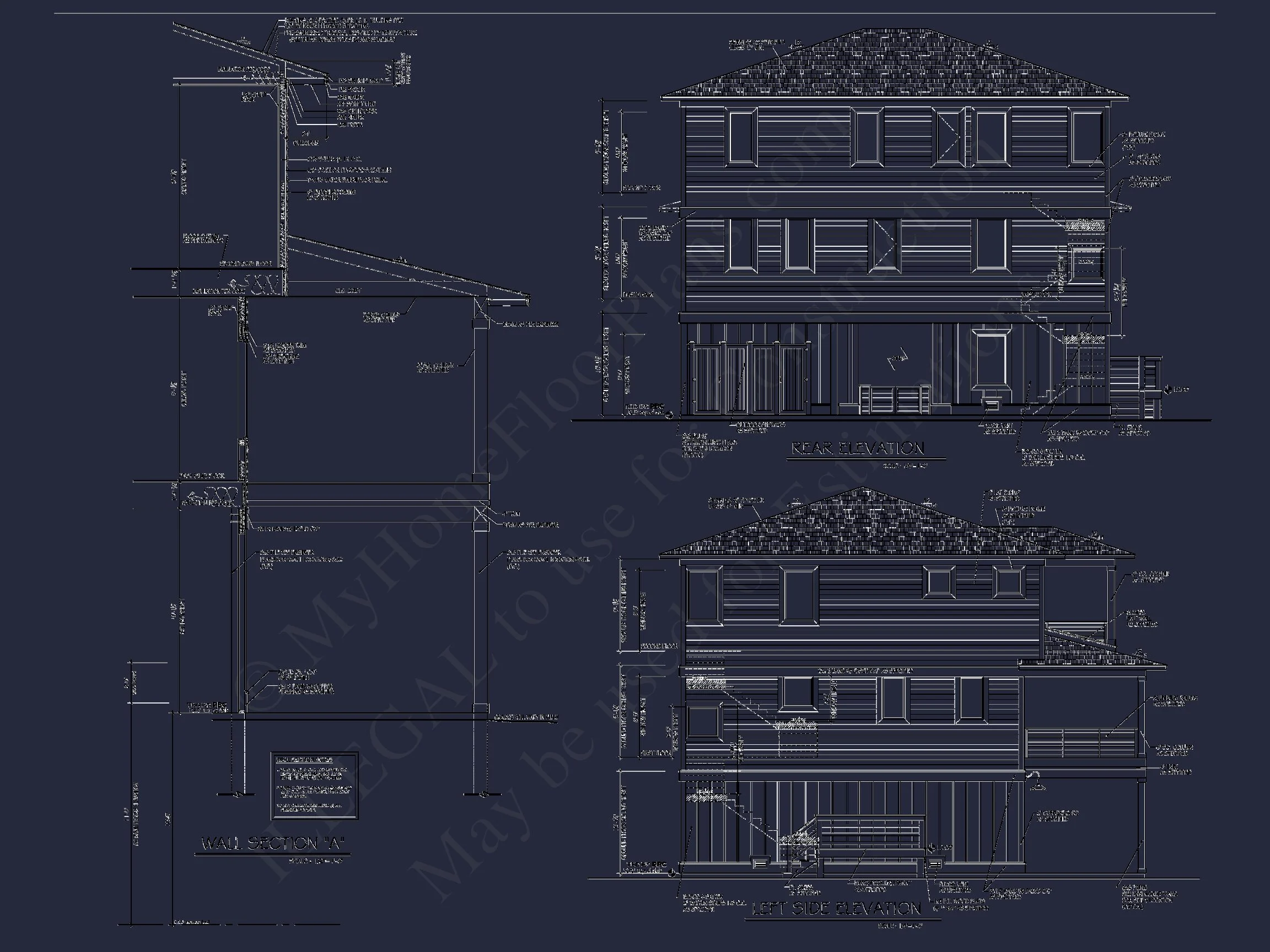 Beautiful house Plan with 2-Story Architectural Designs