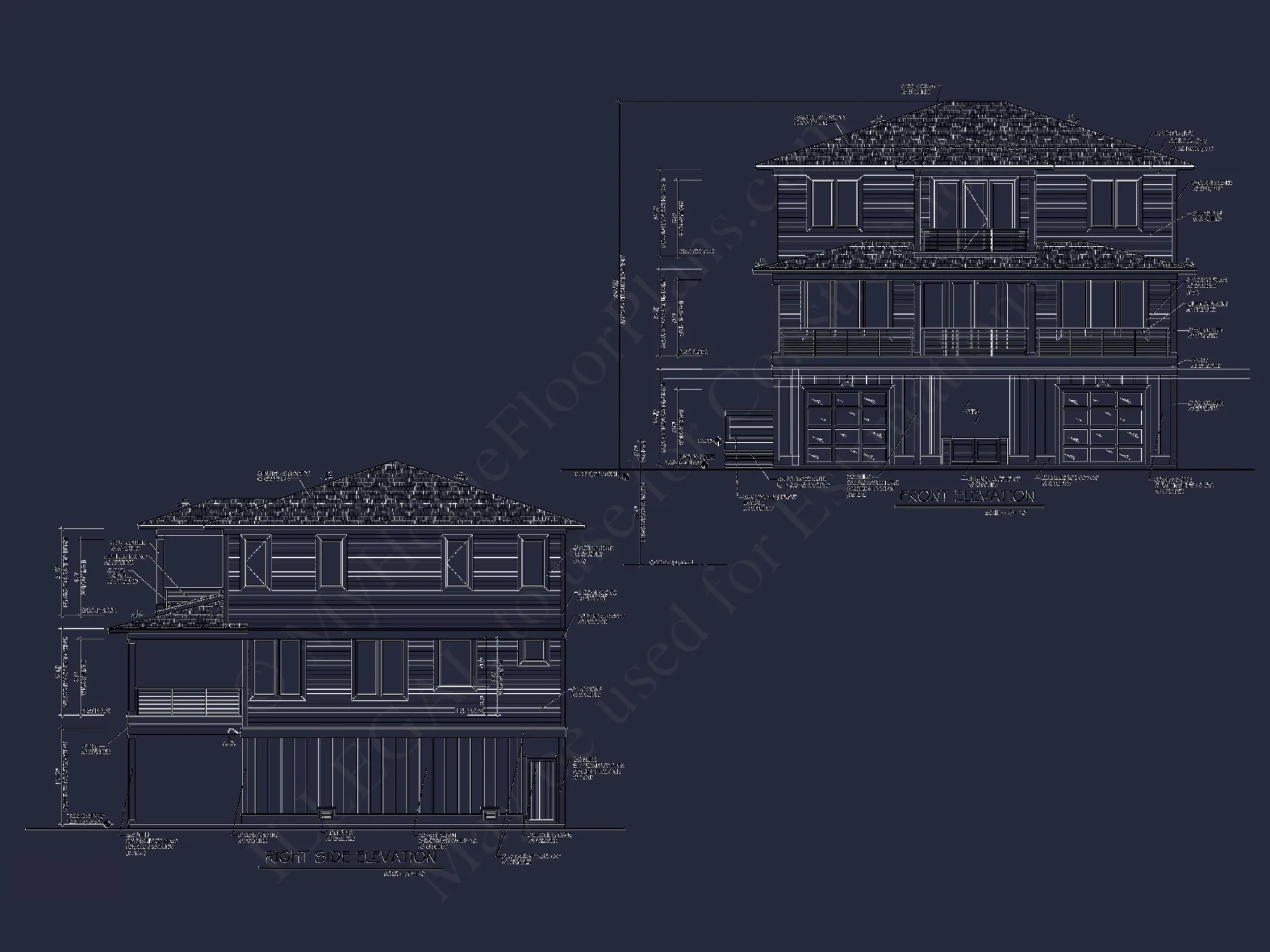 Beautiful house Plan with 2-Story Architectural Designs