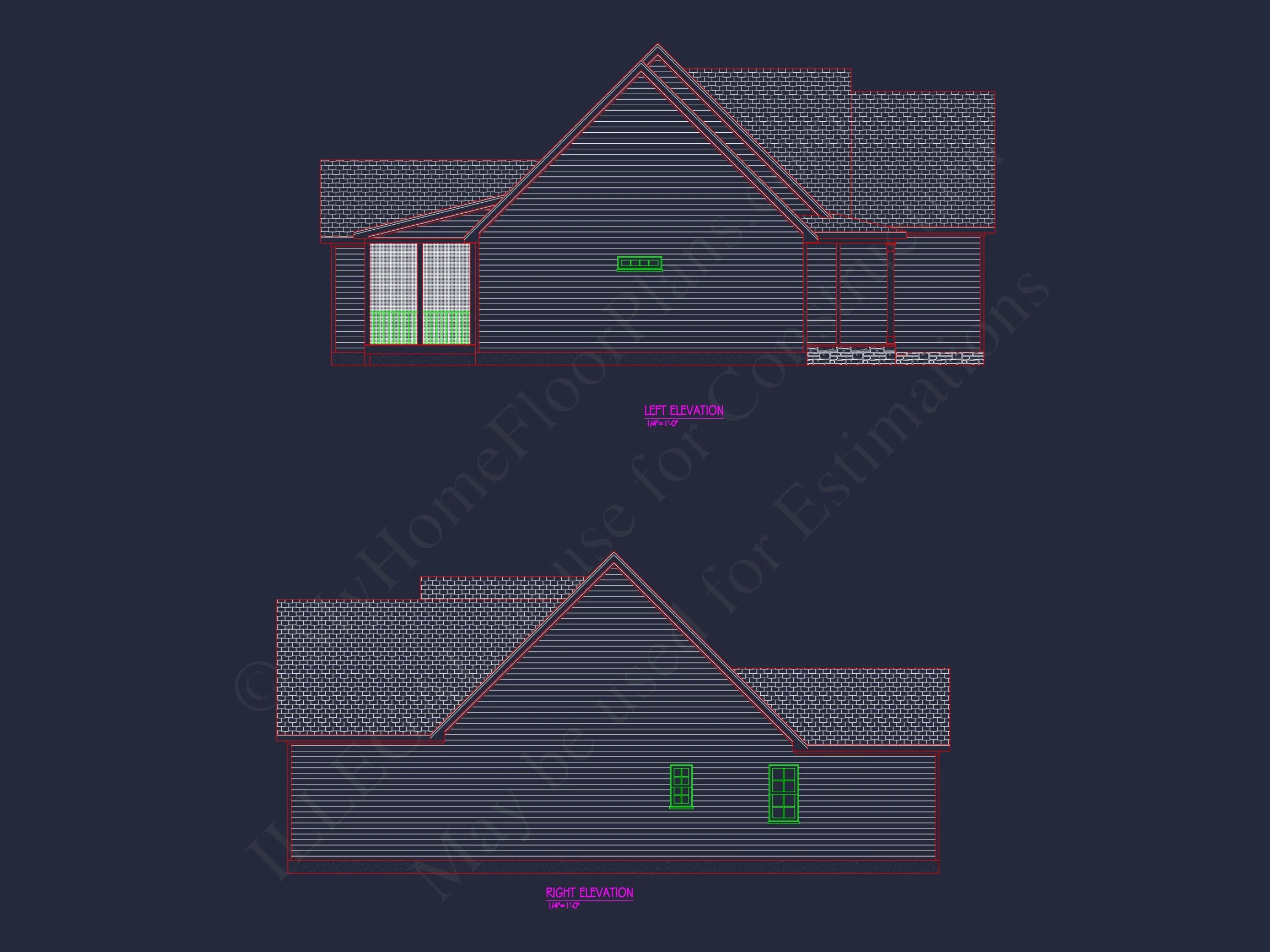Traditional house Plan with CAD Designs & Functional Blueprint