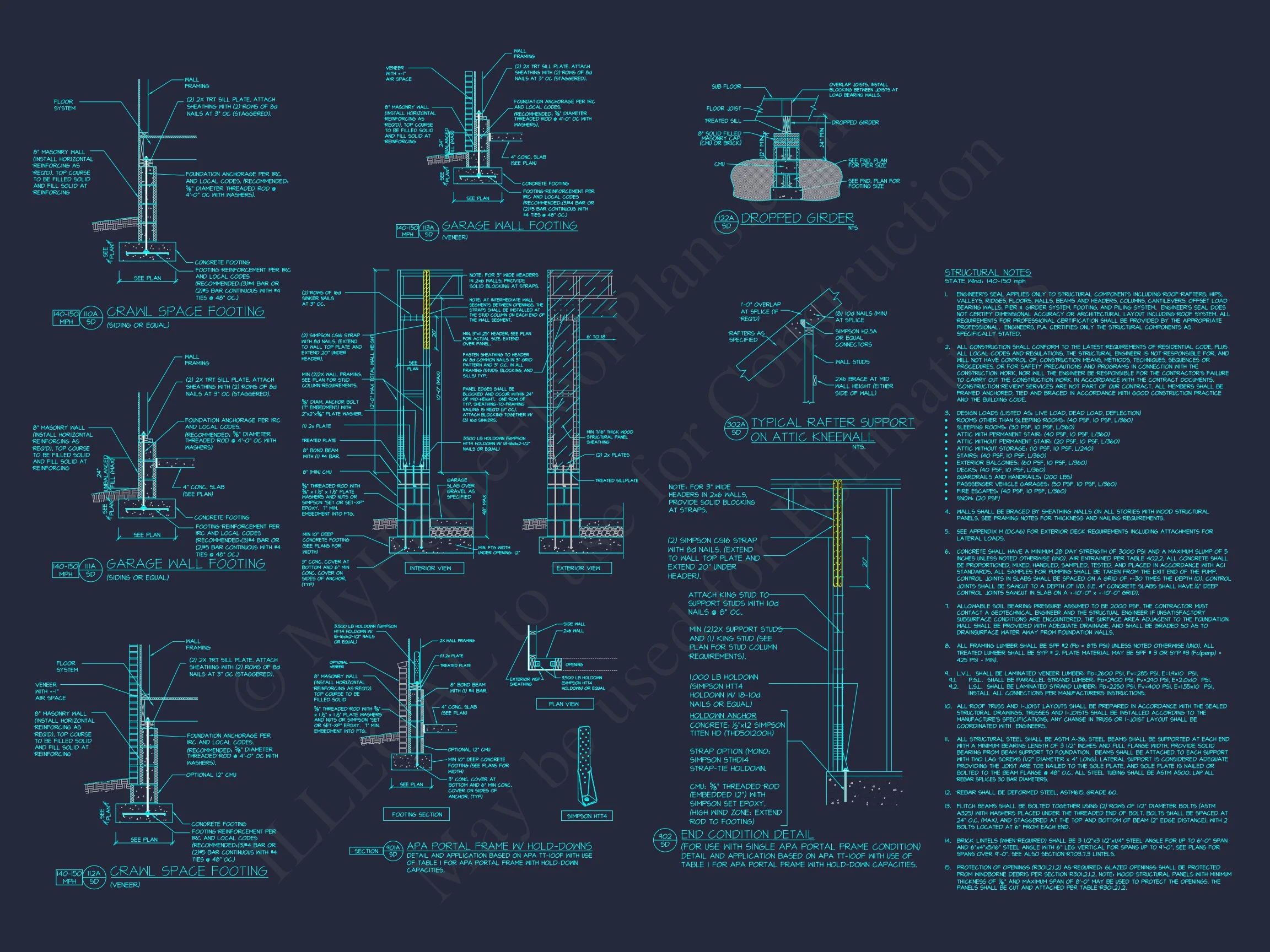 20-1857 HOUSE PLAN - Craftsman House Plan with Detailed CAD Blueprint and Open Design 13 Craftsman house Plan with Detailed CAD Blueprint and Open Design