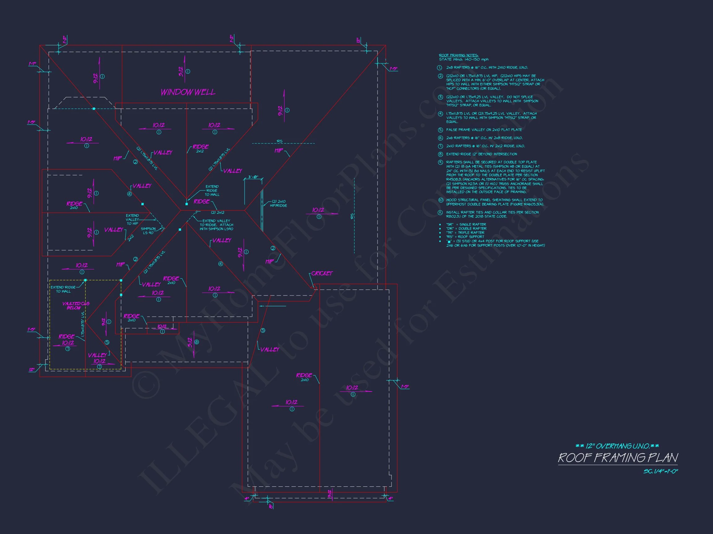 20-1857 HOUSE PLAN - Craftsman House Plan with Detailed CAD Blueprint and Open Design 12 Craftsman house Plan with Detailed CAD Blueprint and Open Design