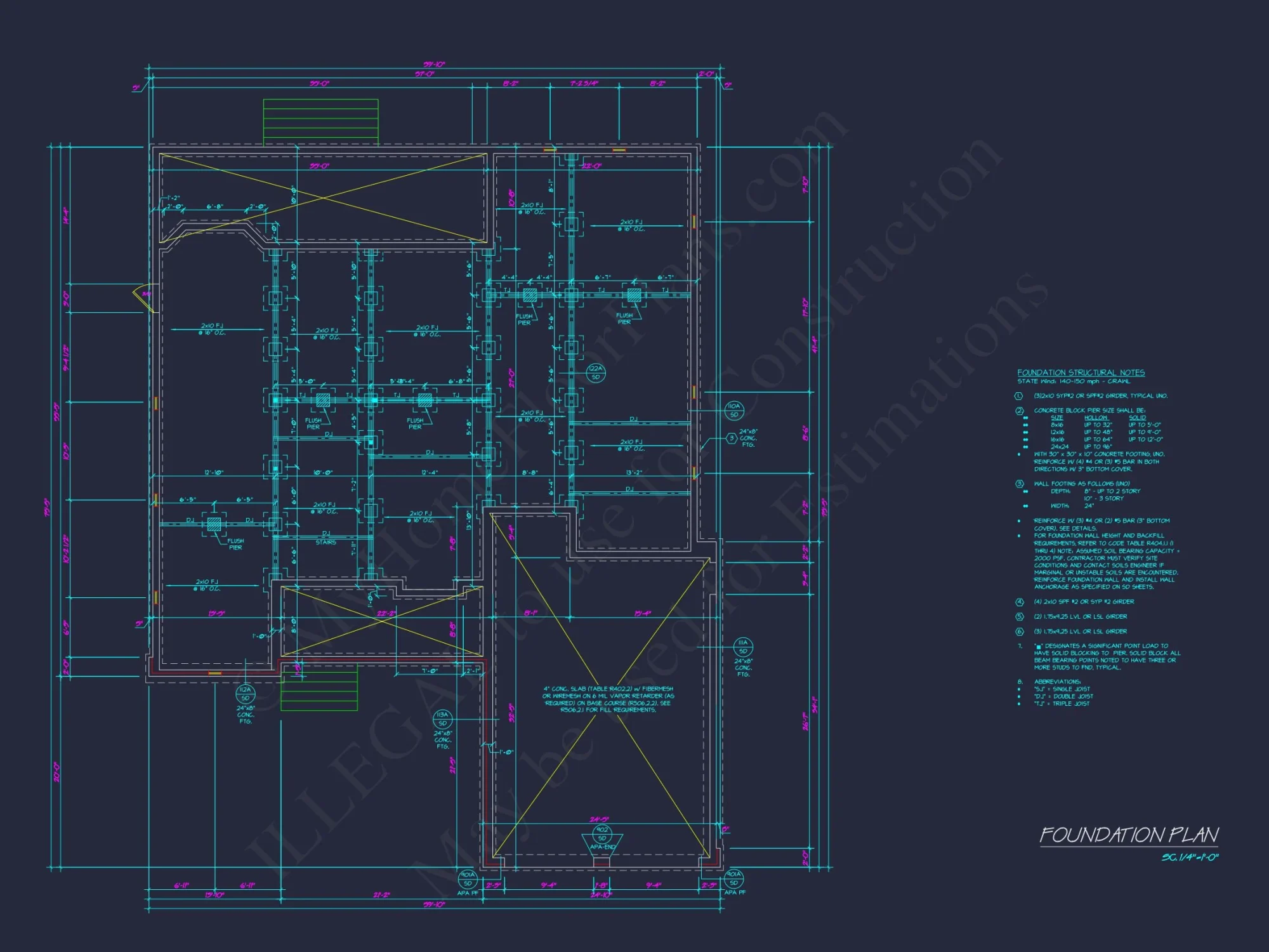 Craftsman house Plan with Detailed CAD Blueprint and Open Design