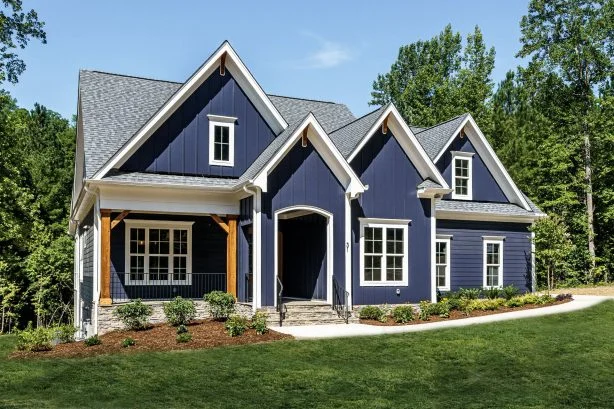 Modern Craftsman house Plan with CAD Designs and Floor Blueprint