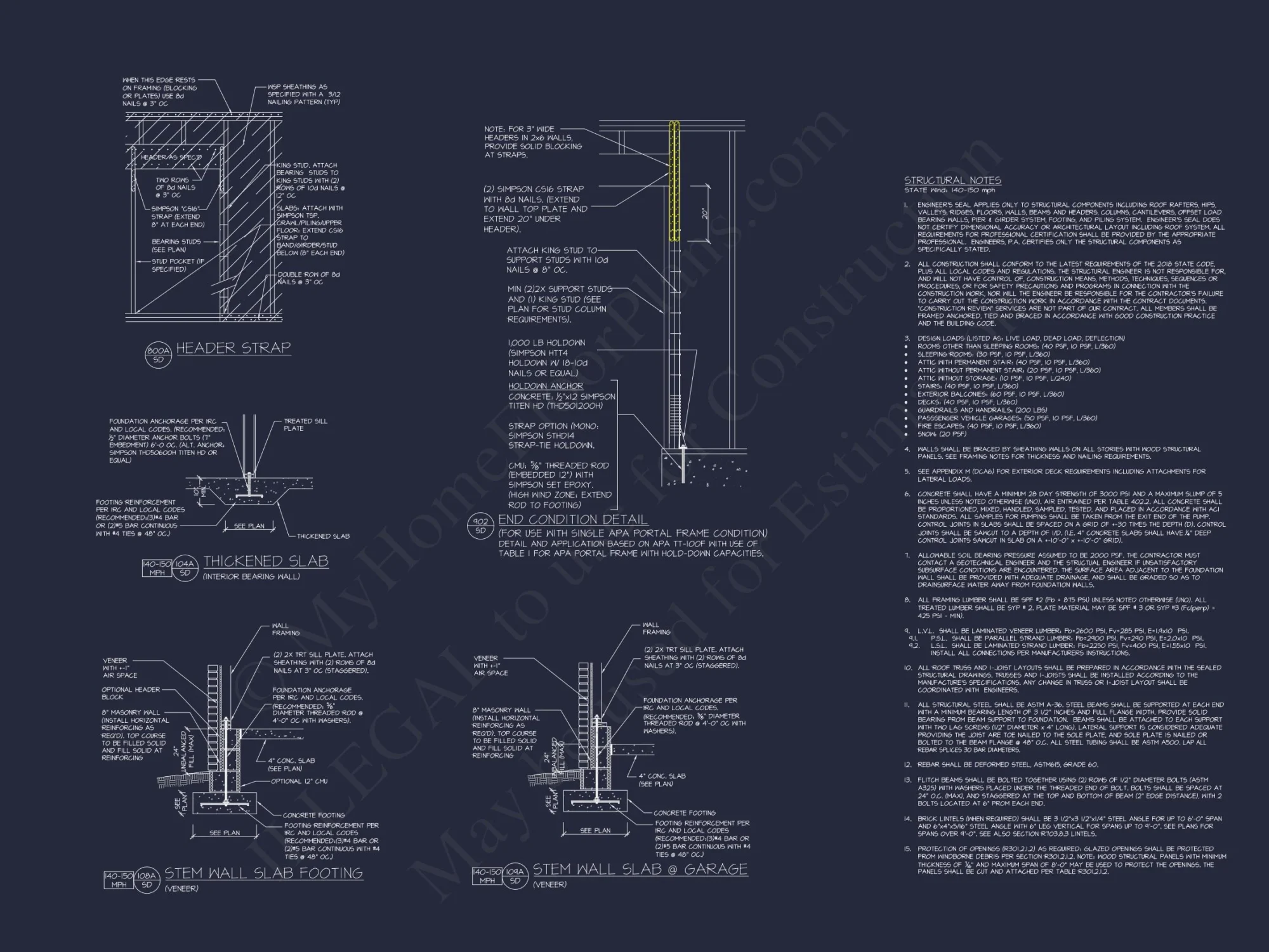 Ranch-Style house Plan with 3 Bedrooms and CAD Blueprints