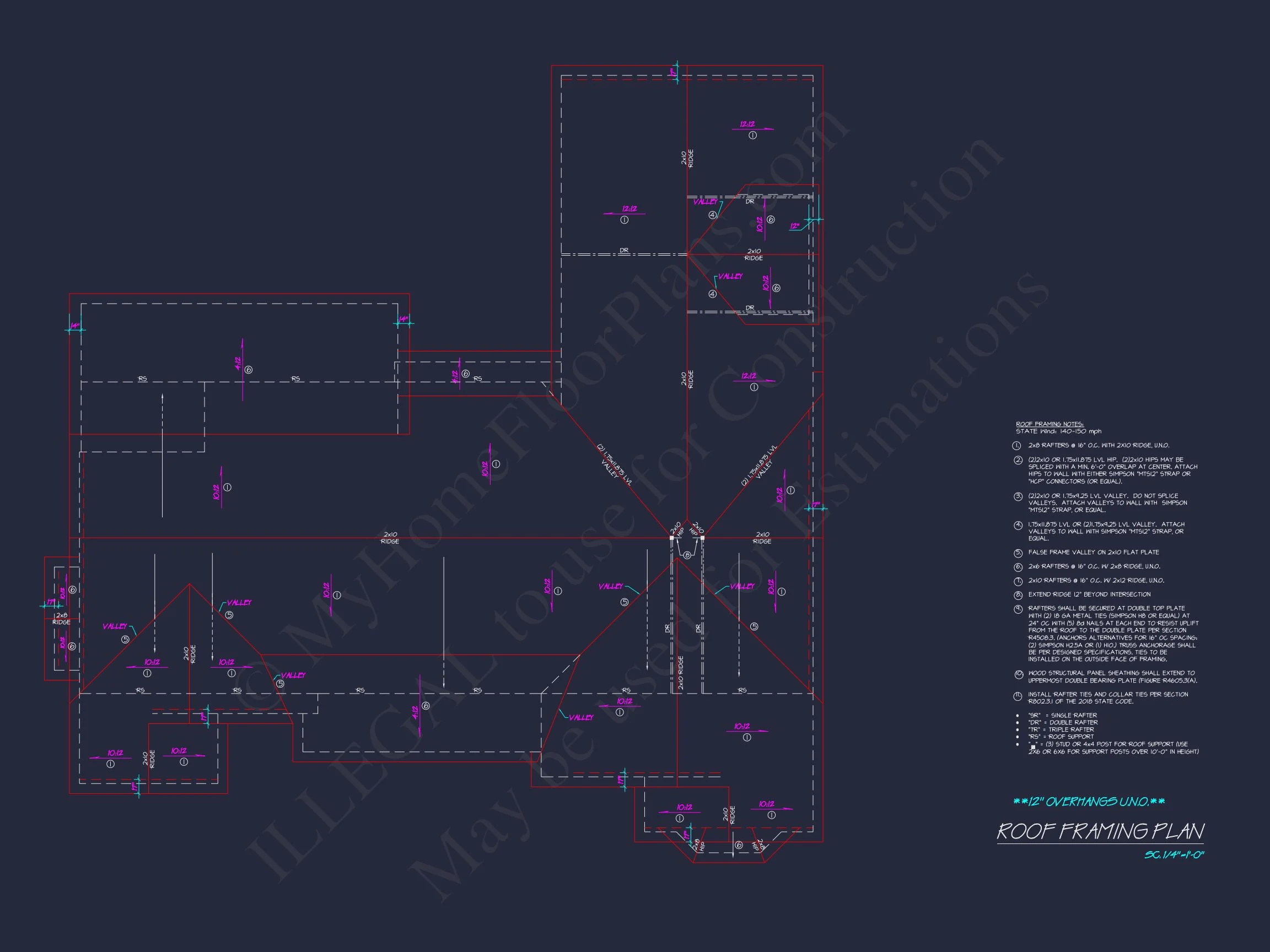 20-1837 HOUSE PLAN - Ranch-Style House Plan with 3 Bedrooms and CAD Blueprints 11 Ranch-Style house Plan with 3 Bedrooms and CAD Blueprints