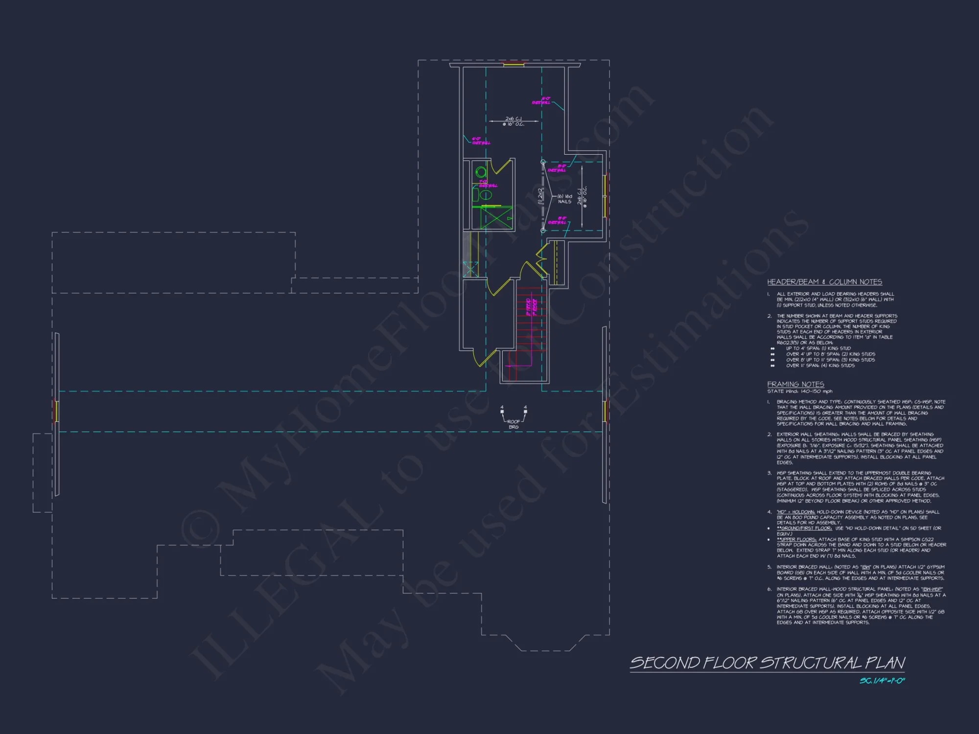 Ranch-Style house Plan with 3 Bedrooms and CAD Blueprints