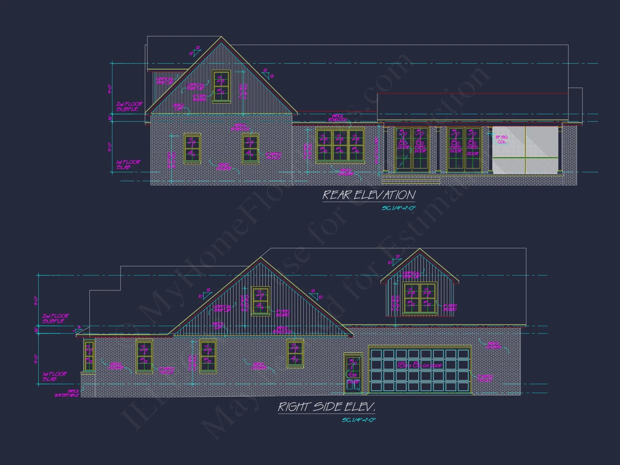 Ranch-Style house Plan with 3 Bedrooms and CAD Blueprints