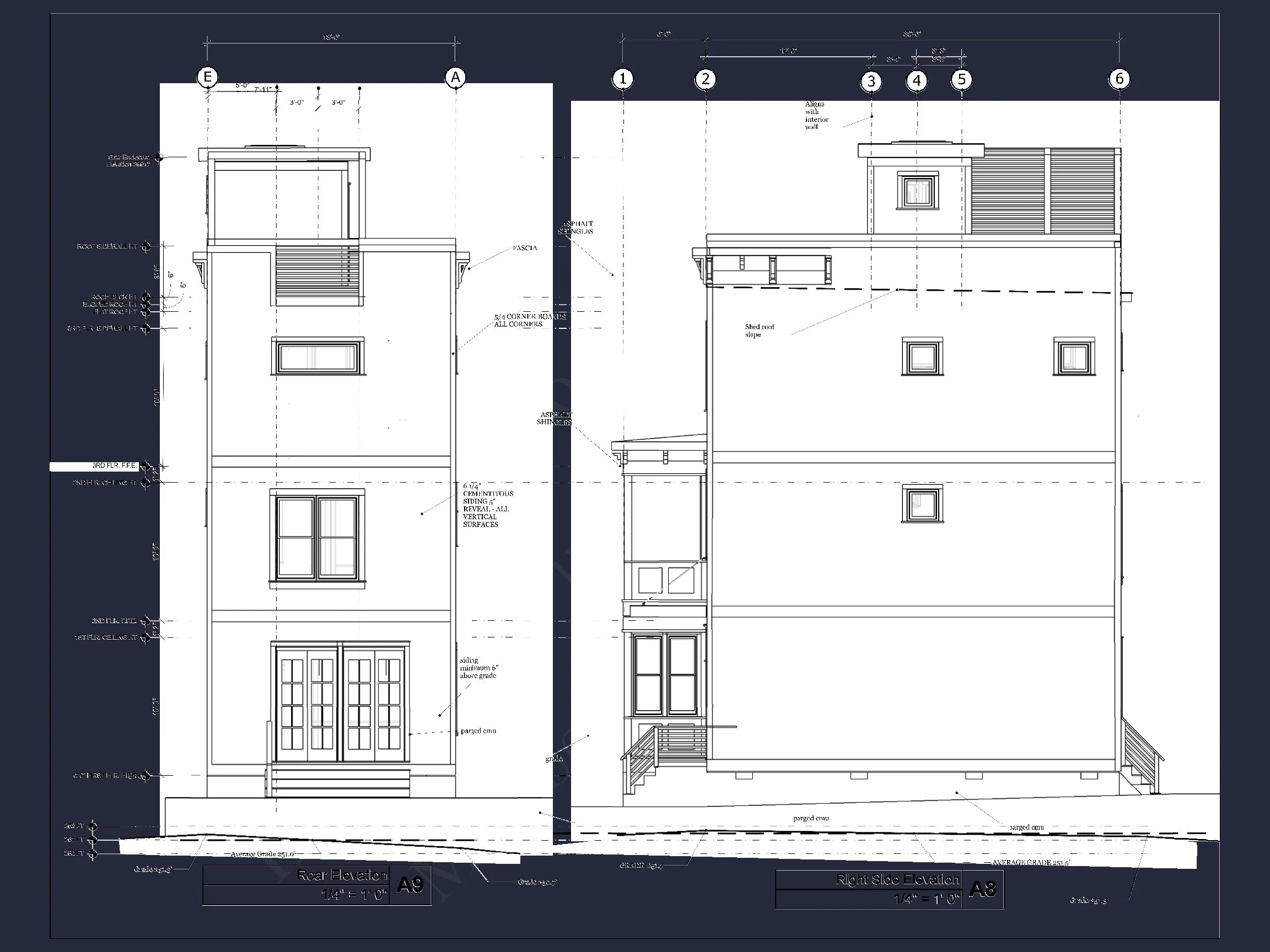 20-1835 HOUSE PLAN - Modern 3-Story House Plan with Spacious Floor Plan and CAD Designs 9 Modern 3-Story house Plan with Spacious Floor Plan and CAD Designs