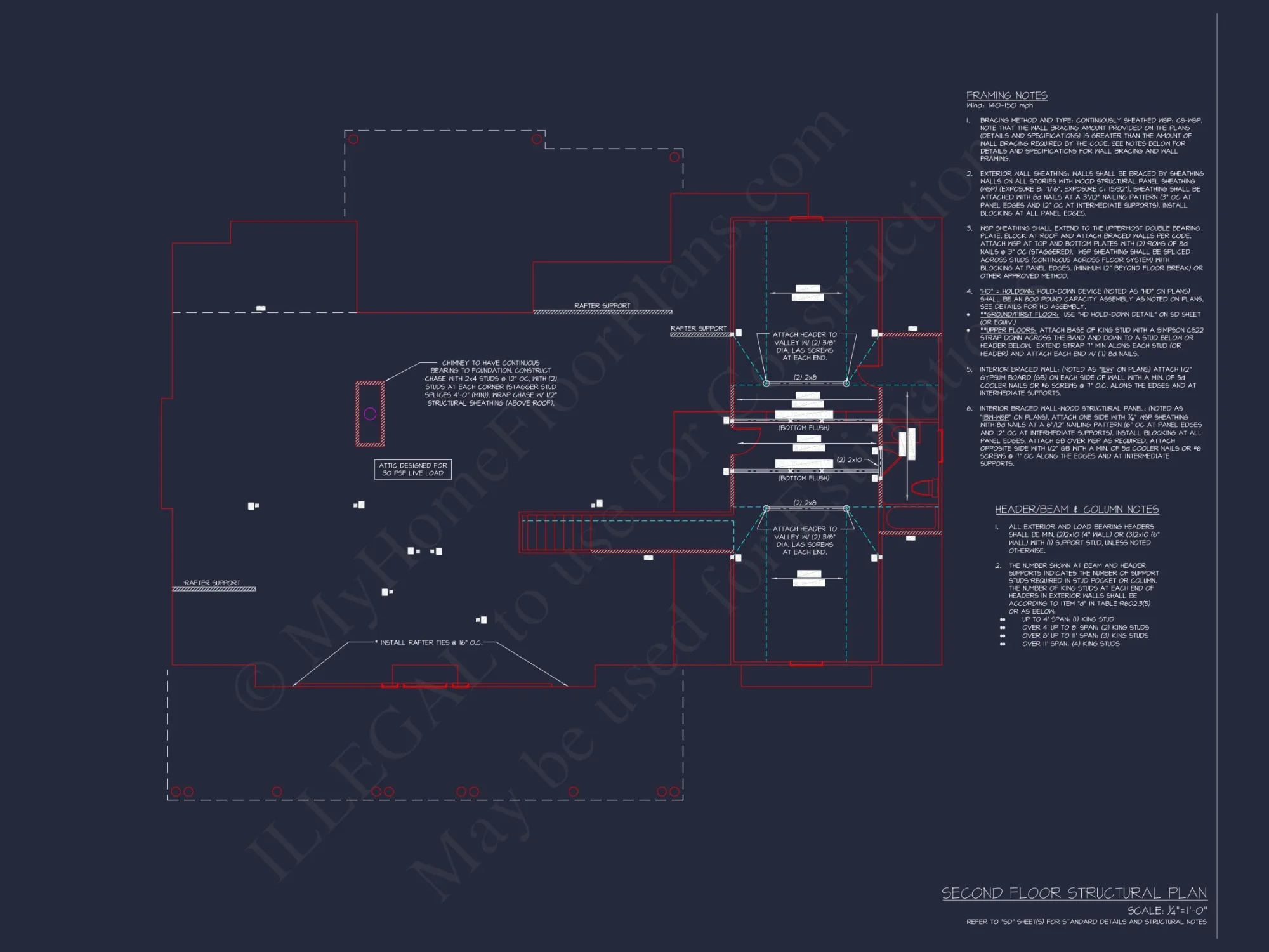 Spacious 1.5-Story house Plan with Modern CAD Designs