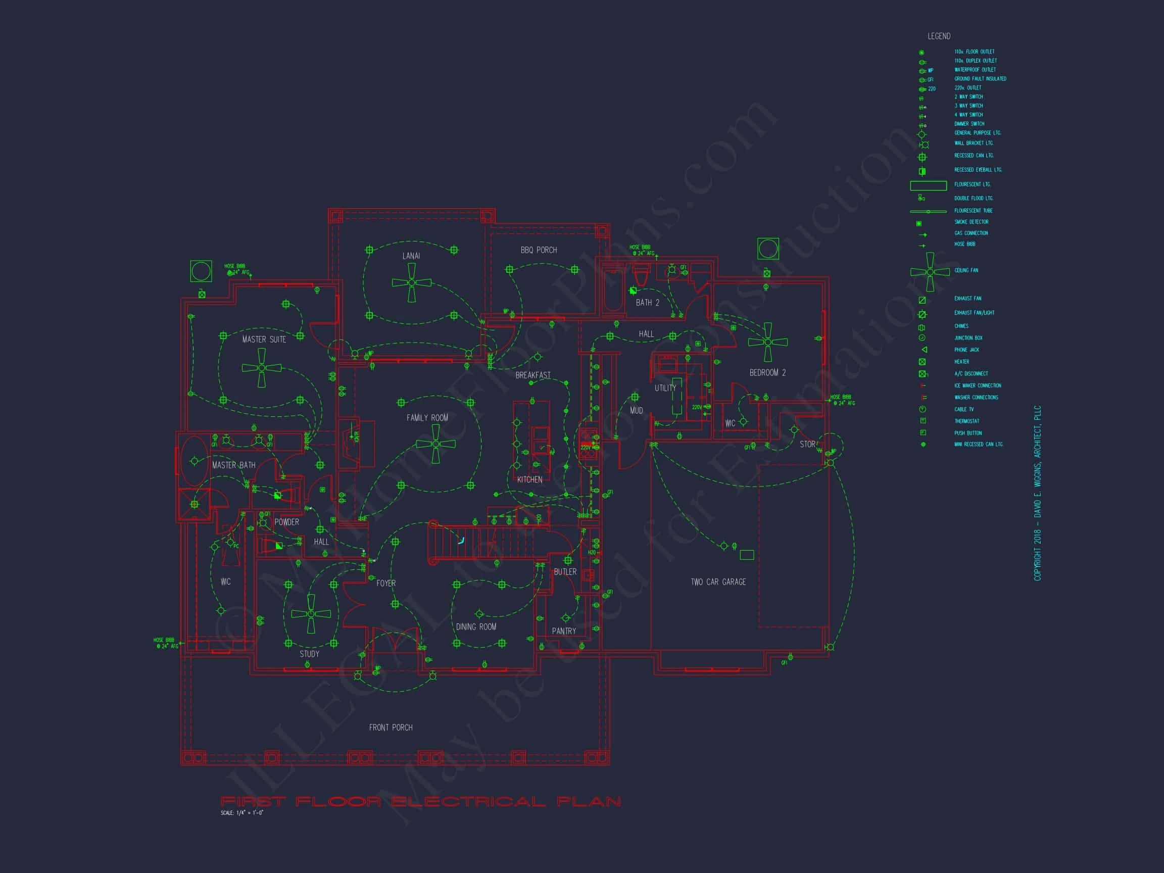 Spacious 1.5-Story house Plan with Modern CAD Designs