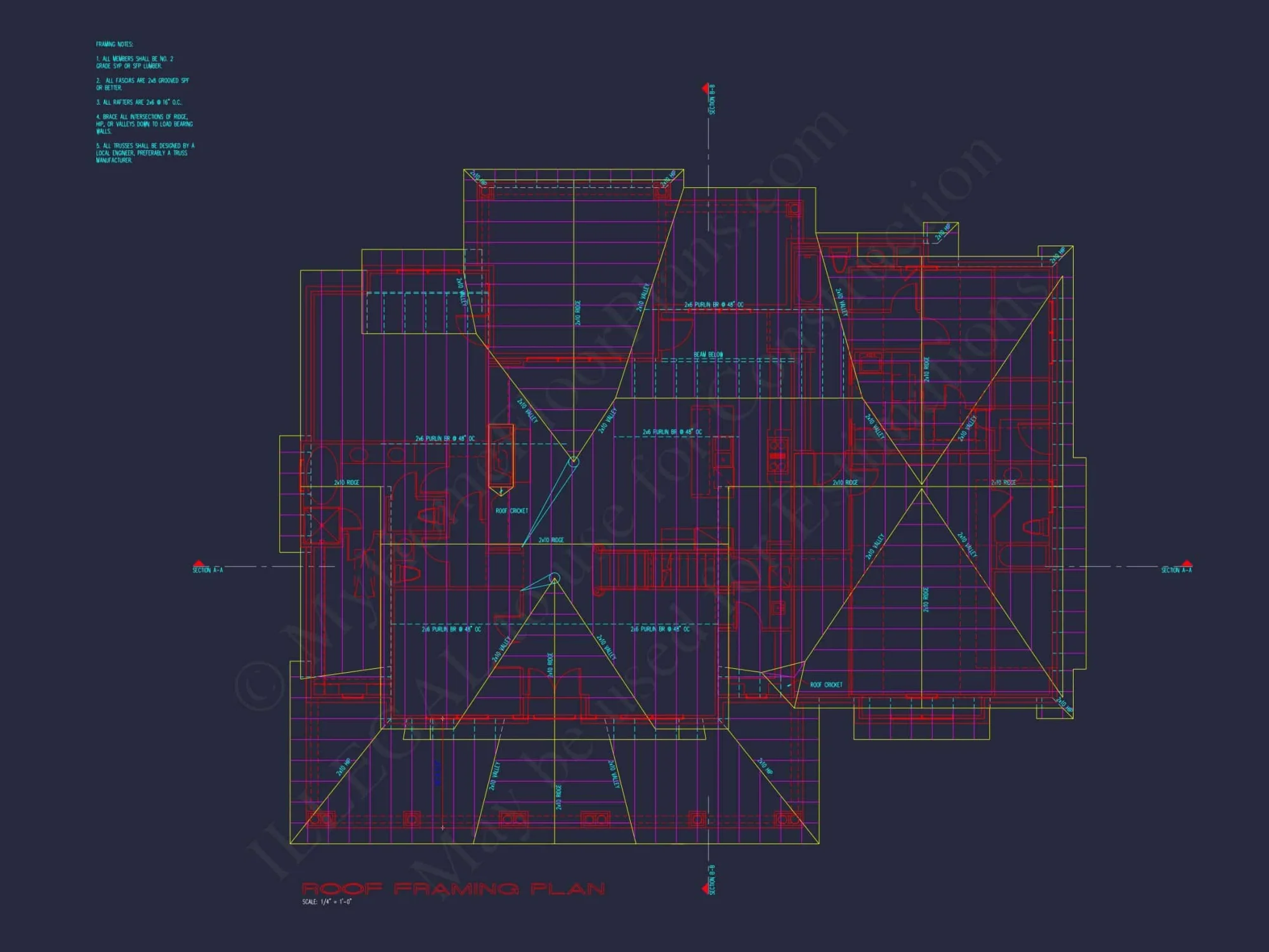 Spacious 1.5-Story house Plan with Modern CAD Designs