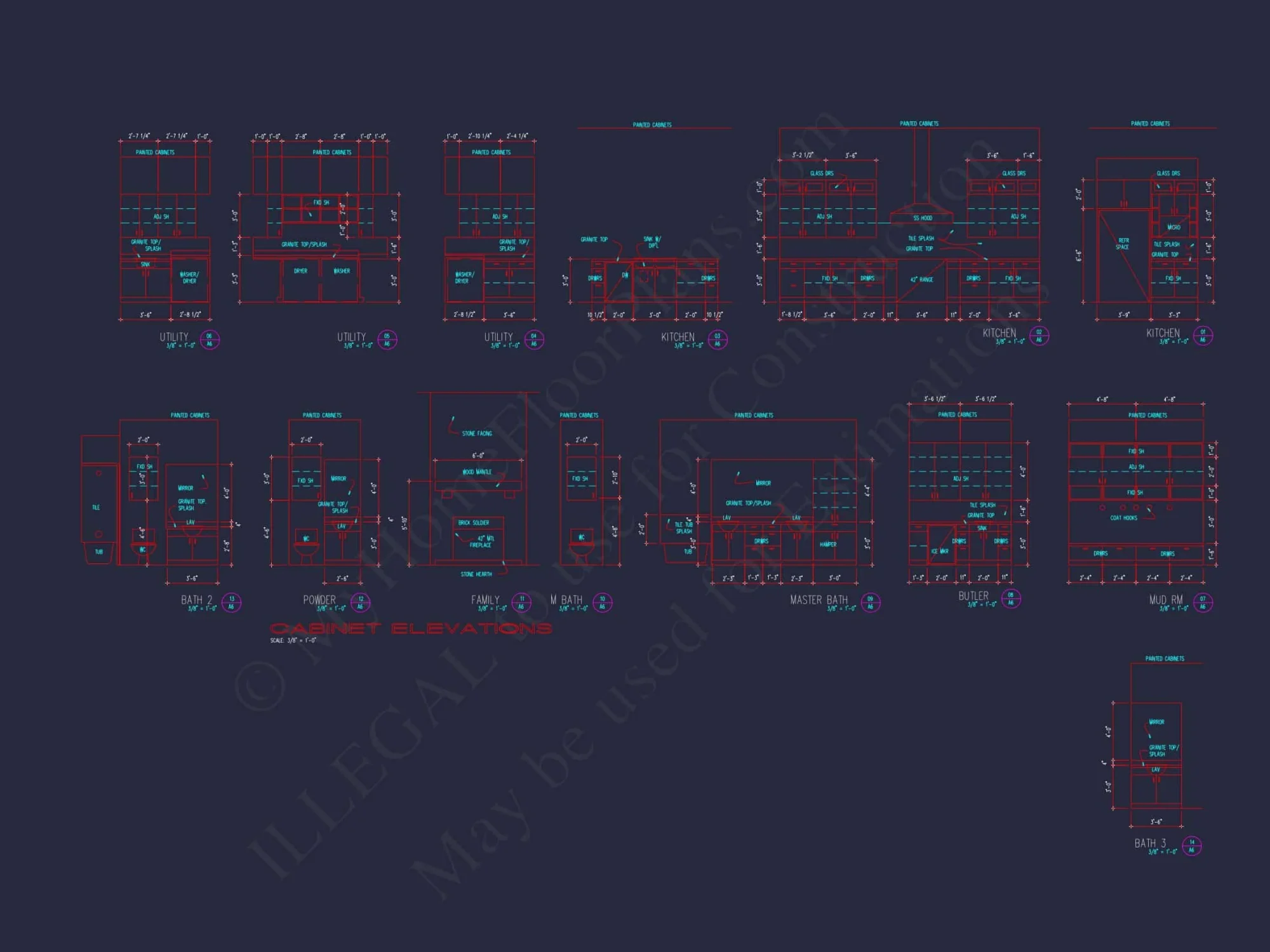 Spacious 1.5-Story house Plan with Modern CAD Designs