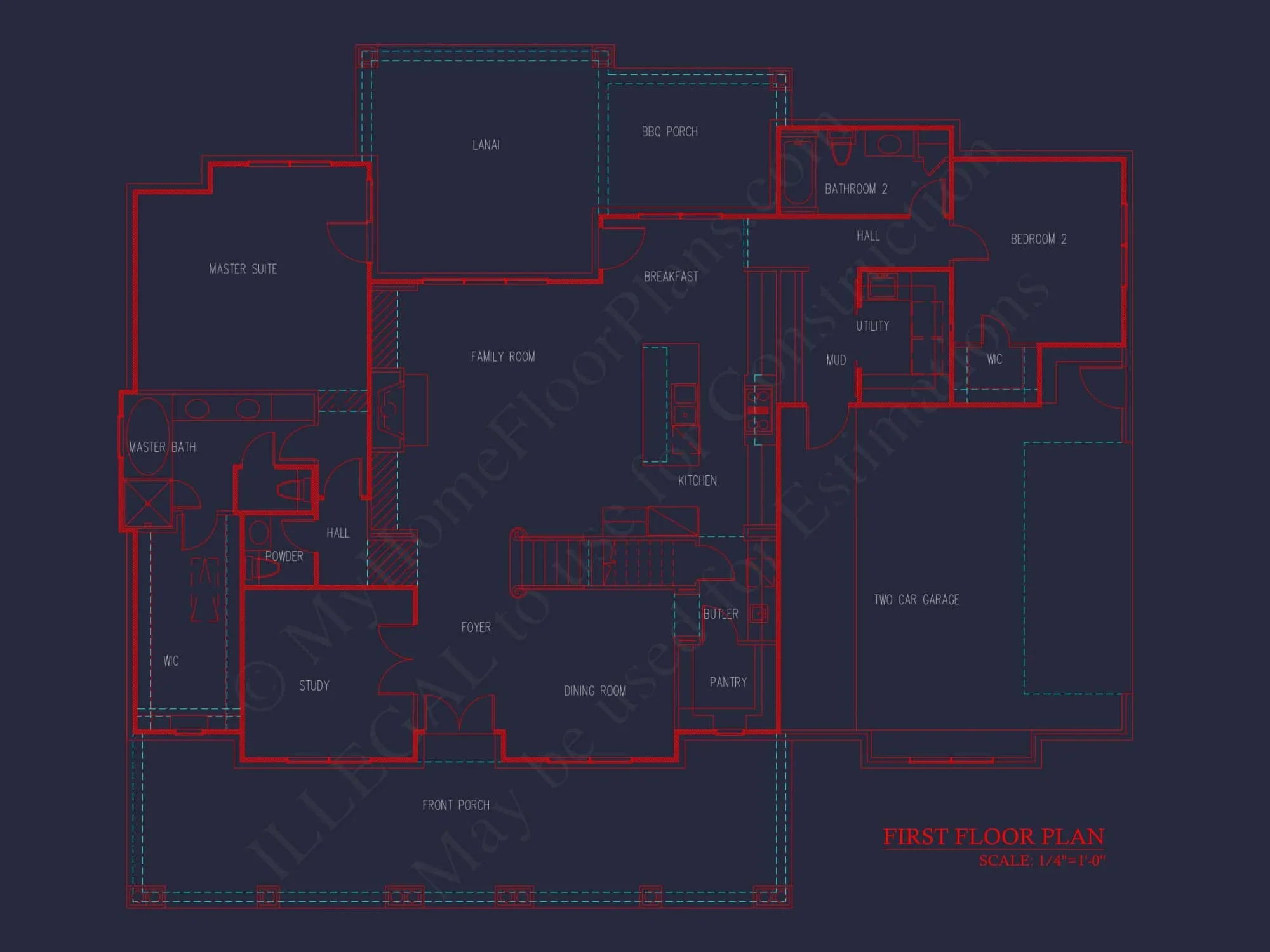 Spacious 1.5-Story house Plan with Modern CAD Designs