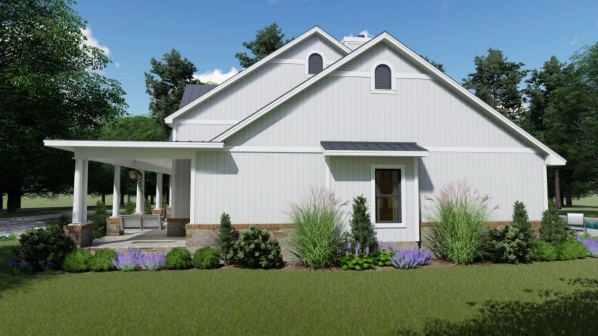 Spacious 1.5-Story house Plan with Modern CAD Designs
