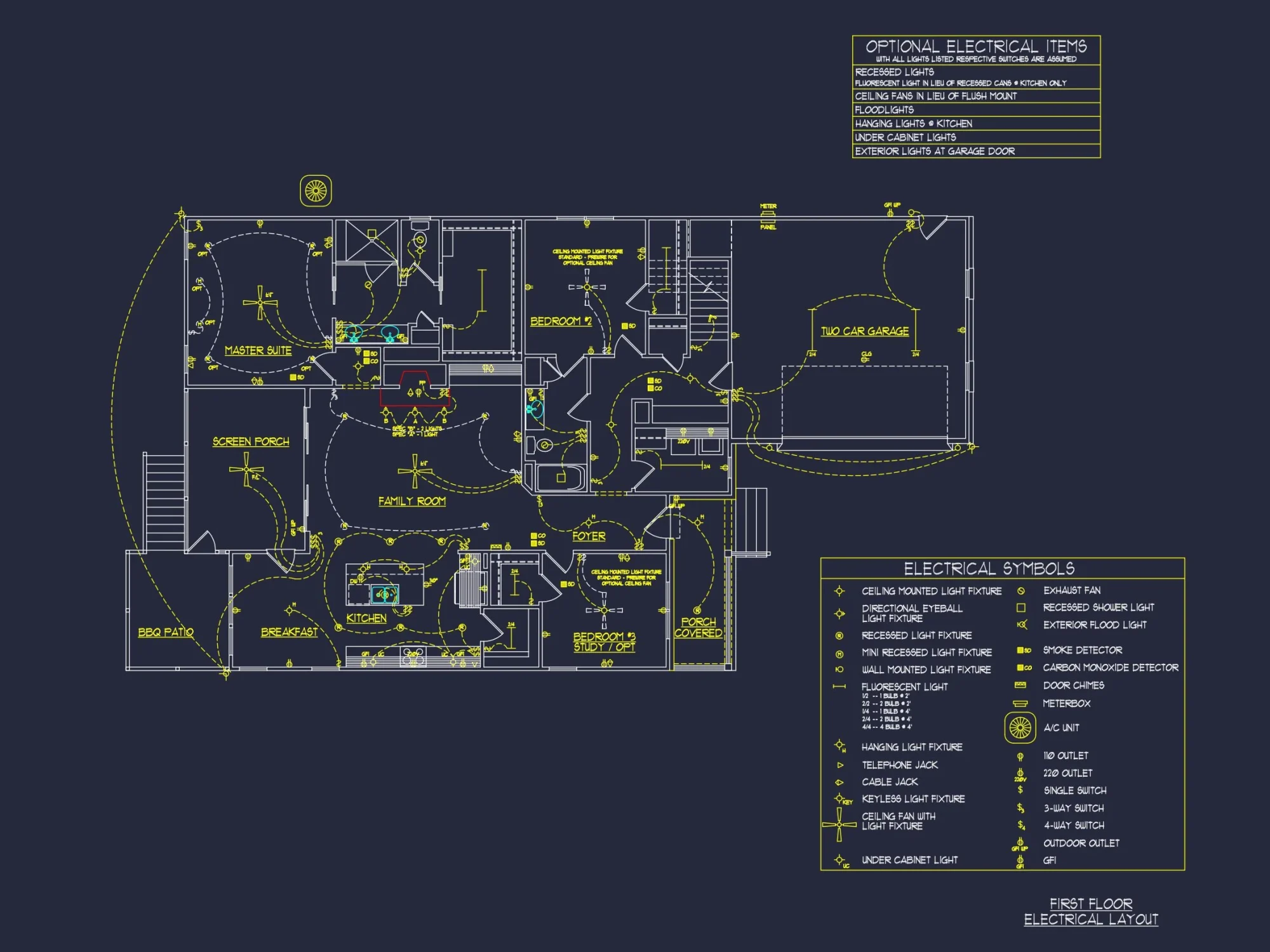 Modern Craftsman house Plan with 1.5 Stories and Open Floor Plan