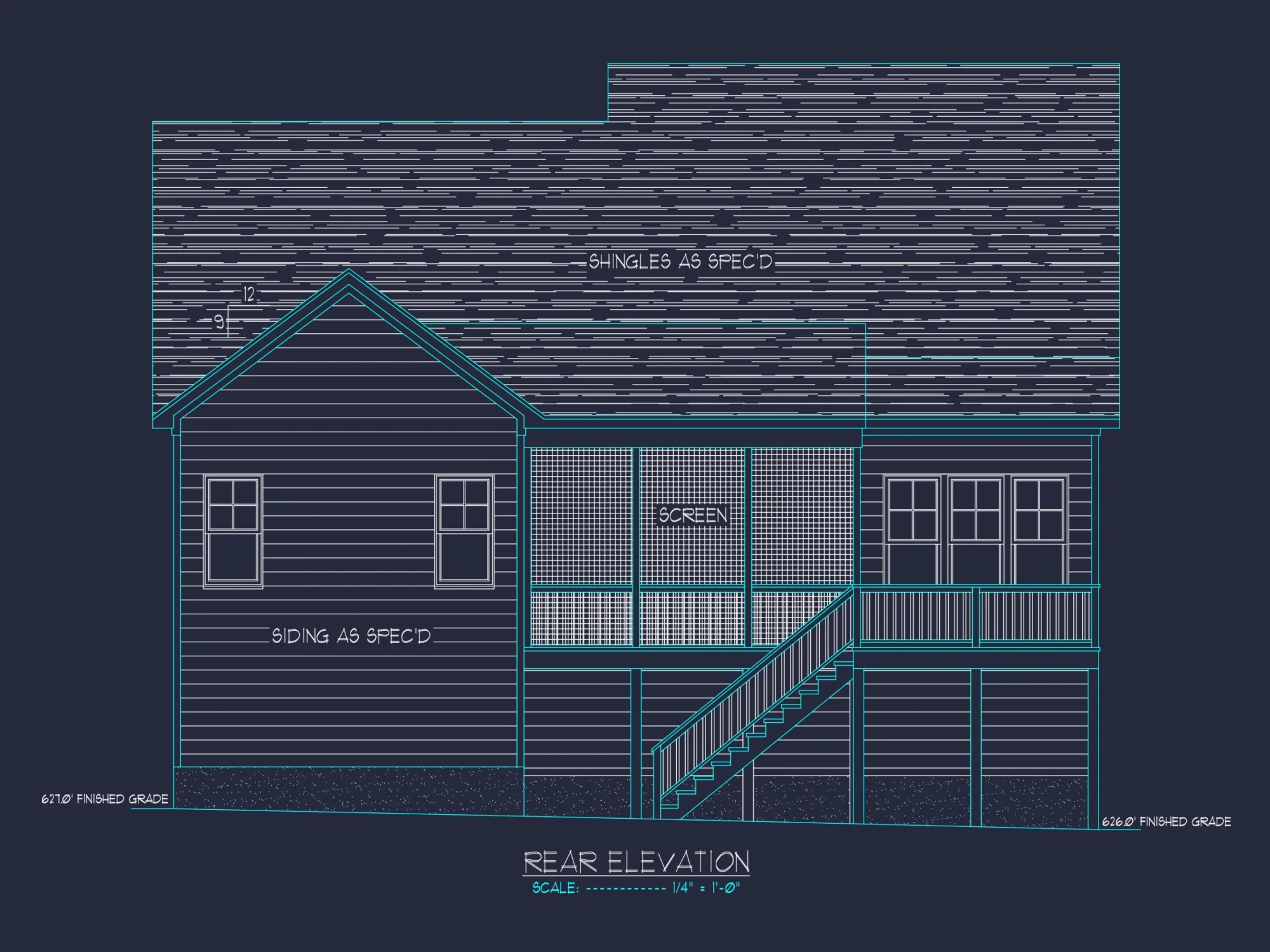 Modern Craftsman house Plan with 1.5 Stories and Open Floor Plan