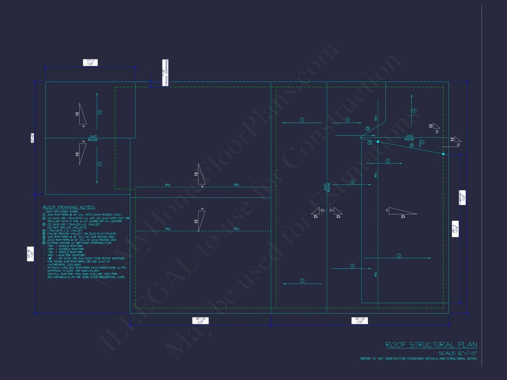 Beautiful 4-Bedroom house Plan with CAD Designs & Blueprint