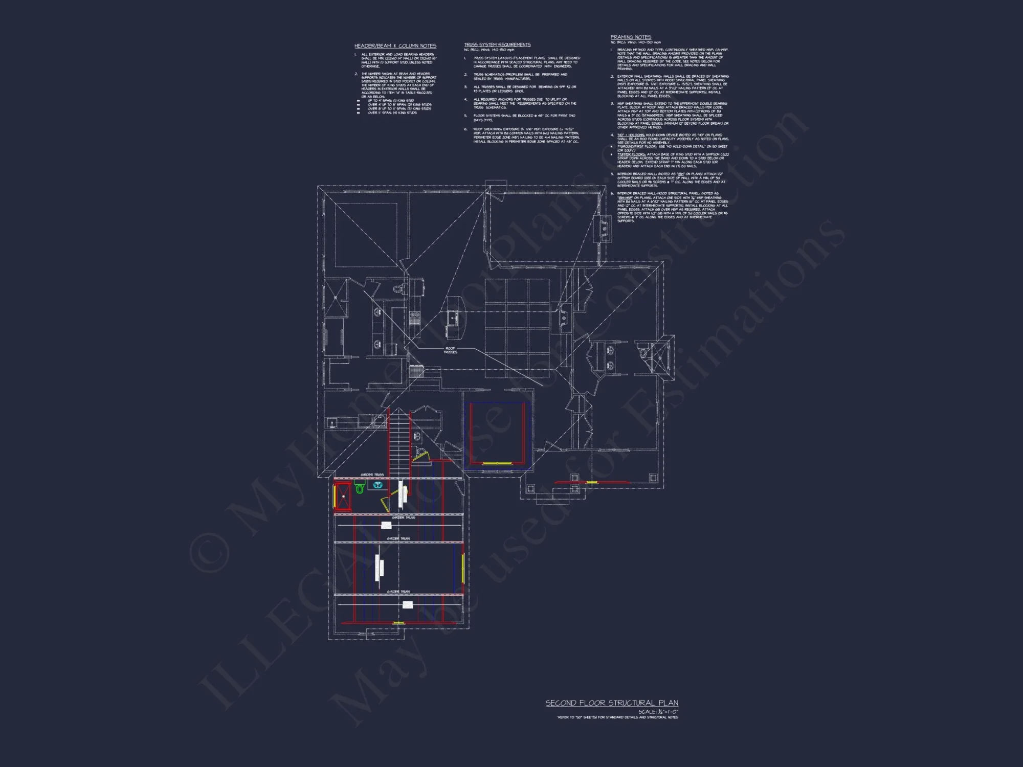 Explore a Stunning 1.5-Story house Plan with CAD Blueprints