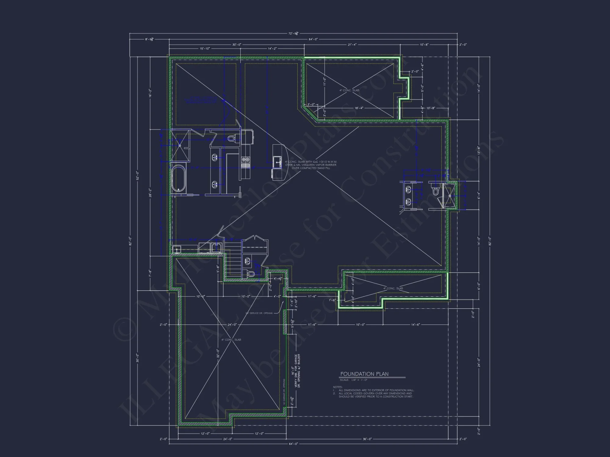 Explore a Stunning 1.5-Story house Plan with CAD Blueprints
