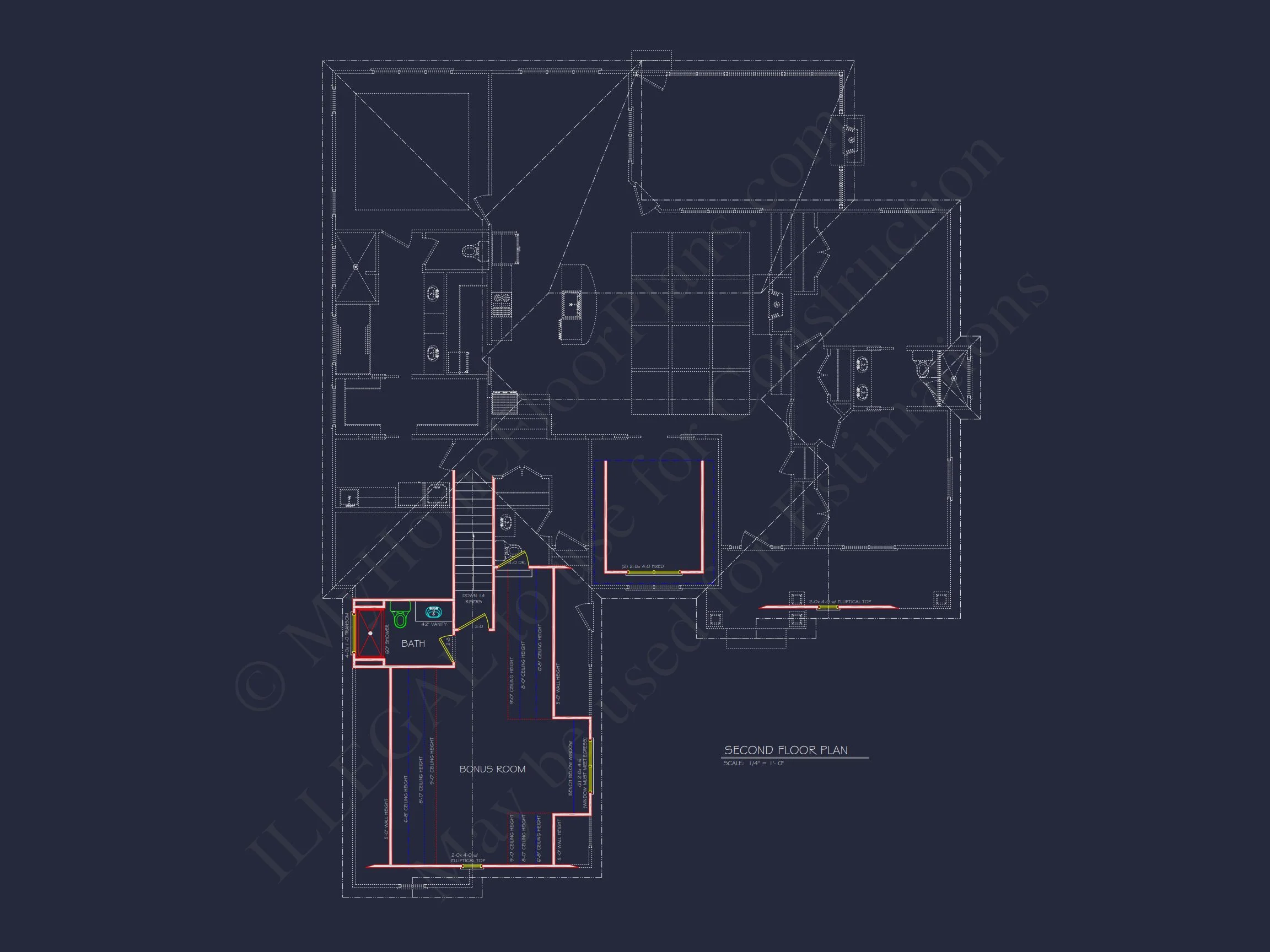 20-1751 HOUSE PLAN - Explore a Stunning 1.5-Story House Plan with CAD Blueprints 7 Explore a Stunning 1.5-Story house Plan with CAD Blueprints