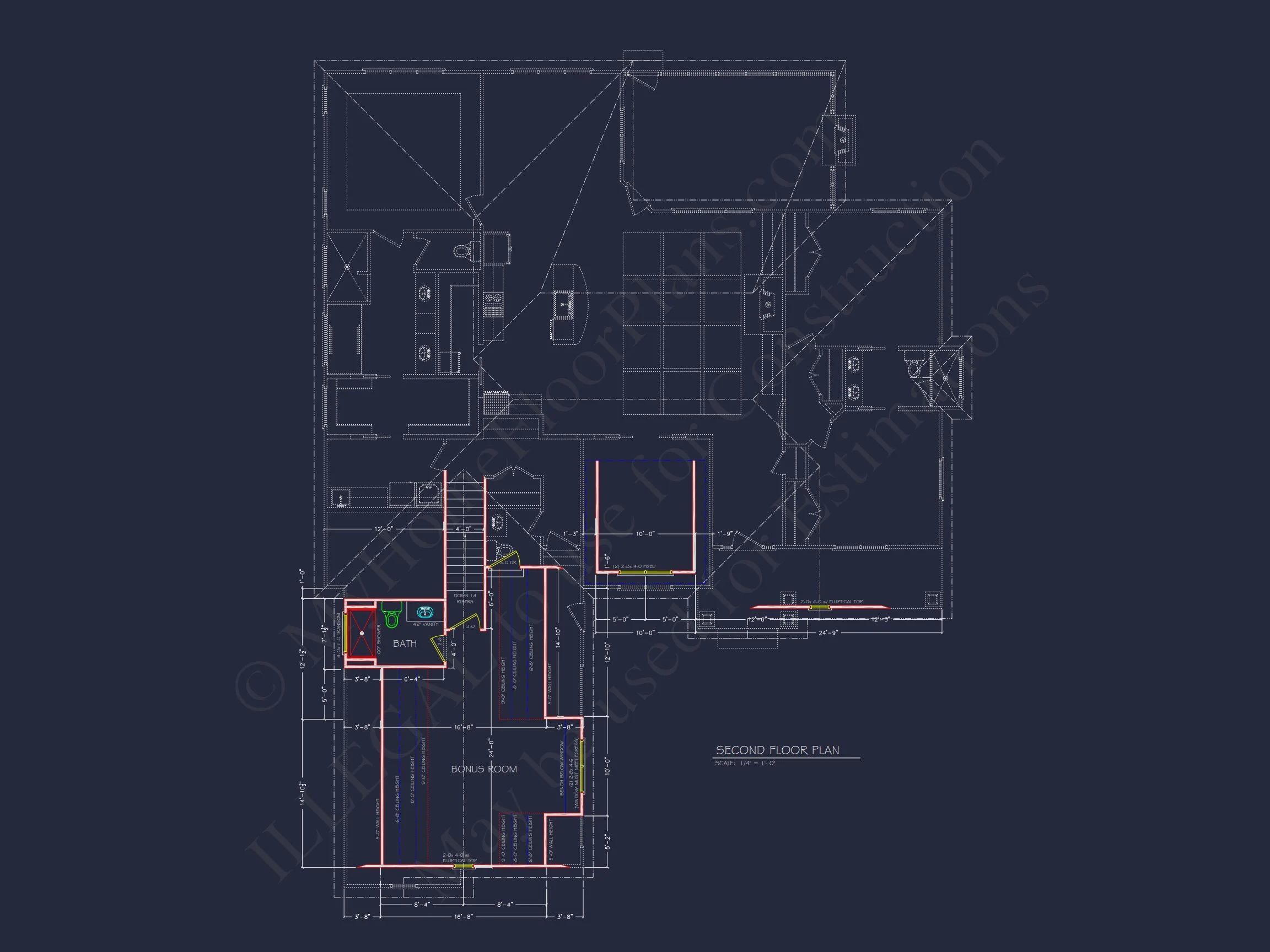 20-1751 HOUSE PLAN - Explore a Stunning 1.5-Story House Plan with CAD Blueprints 6 Explore a Stunning 1.5-Story house Plan with CAD Blueprints