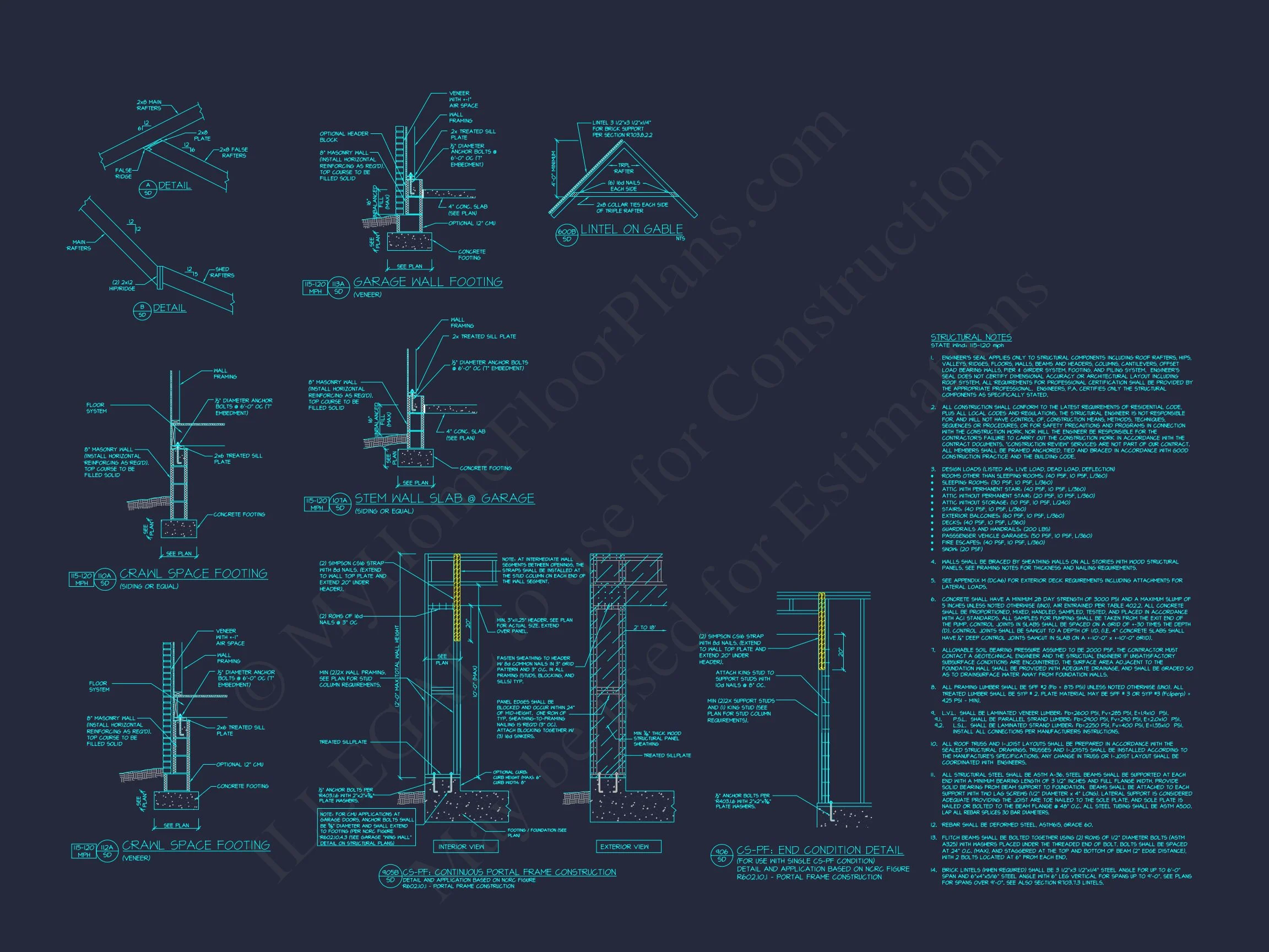 20-1743 HOUSE PLAN - Stunning 2-Story House Plan with CAD Blueprints and Modern Designs 11 Stunning 2-Story house Plan with CAD Blueprints and Modern Designs