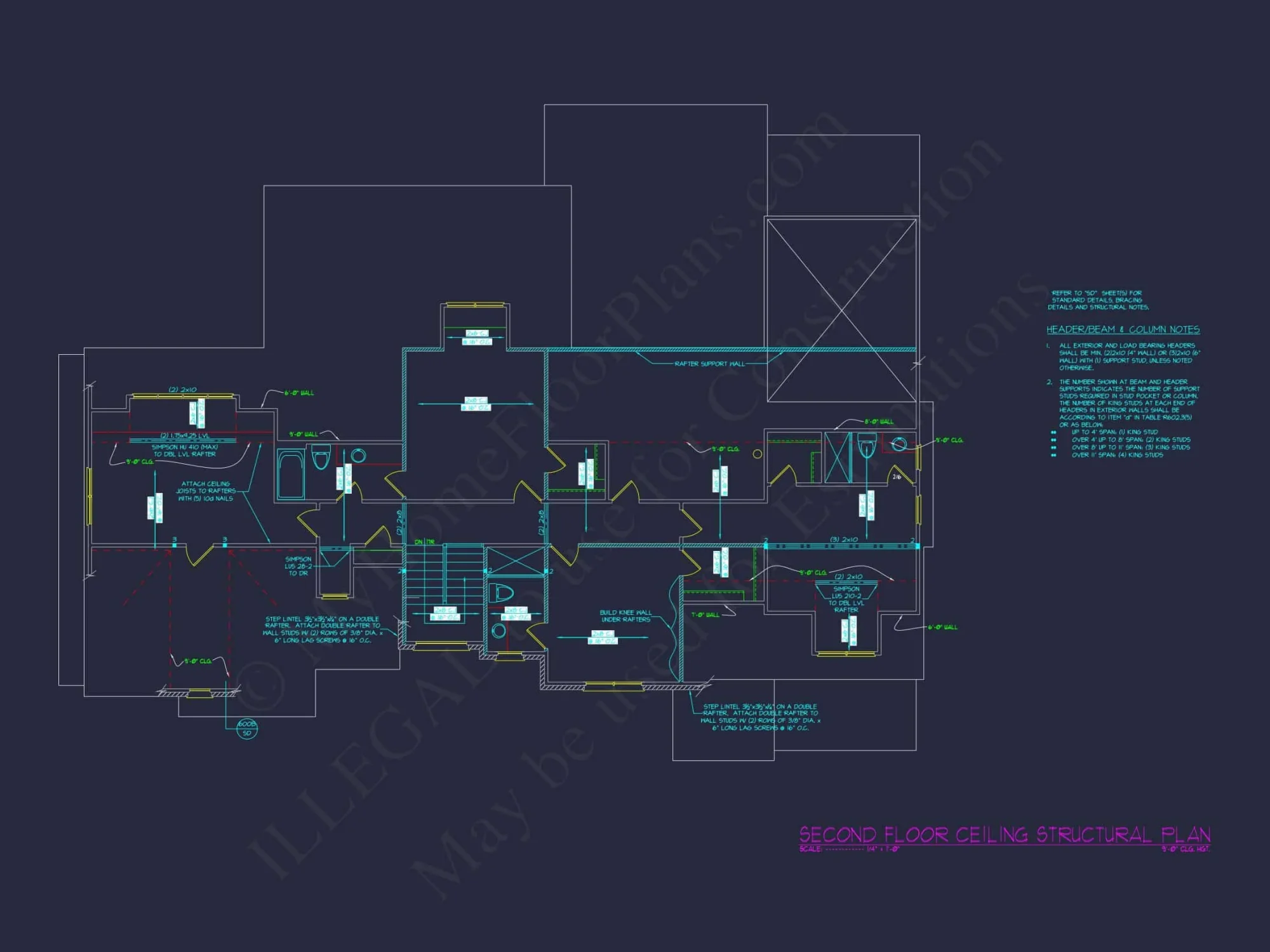 Stunning 2-Story house Plan with CAD Blueprints and Modern Designs