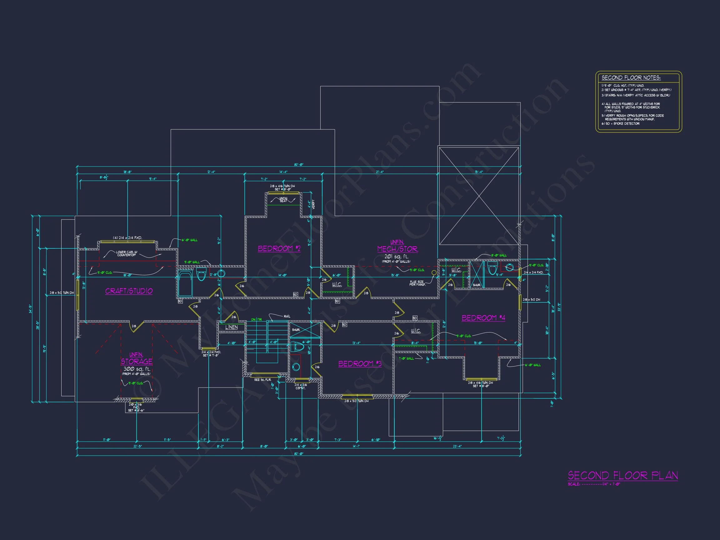 20-1743 HOUSE PLAN - Stunning 2-Story House Plan with CAD Blueprints and Modern Designs 7 Stunning 2-Story house Plan with CAD Blueprints and Modern Designs