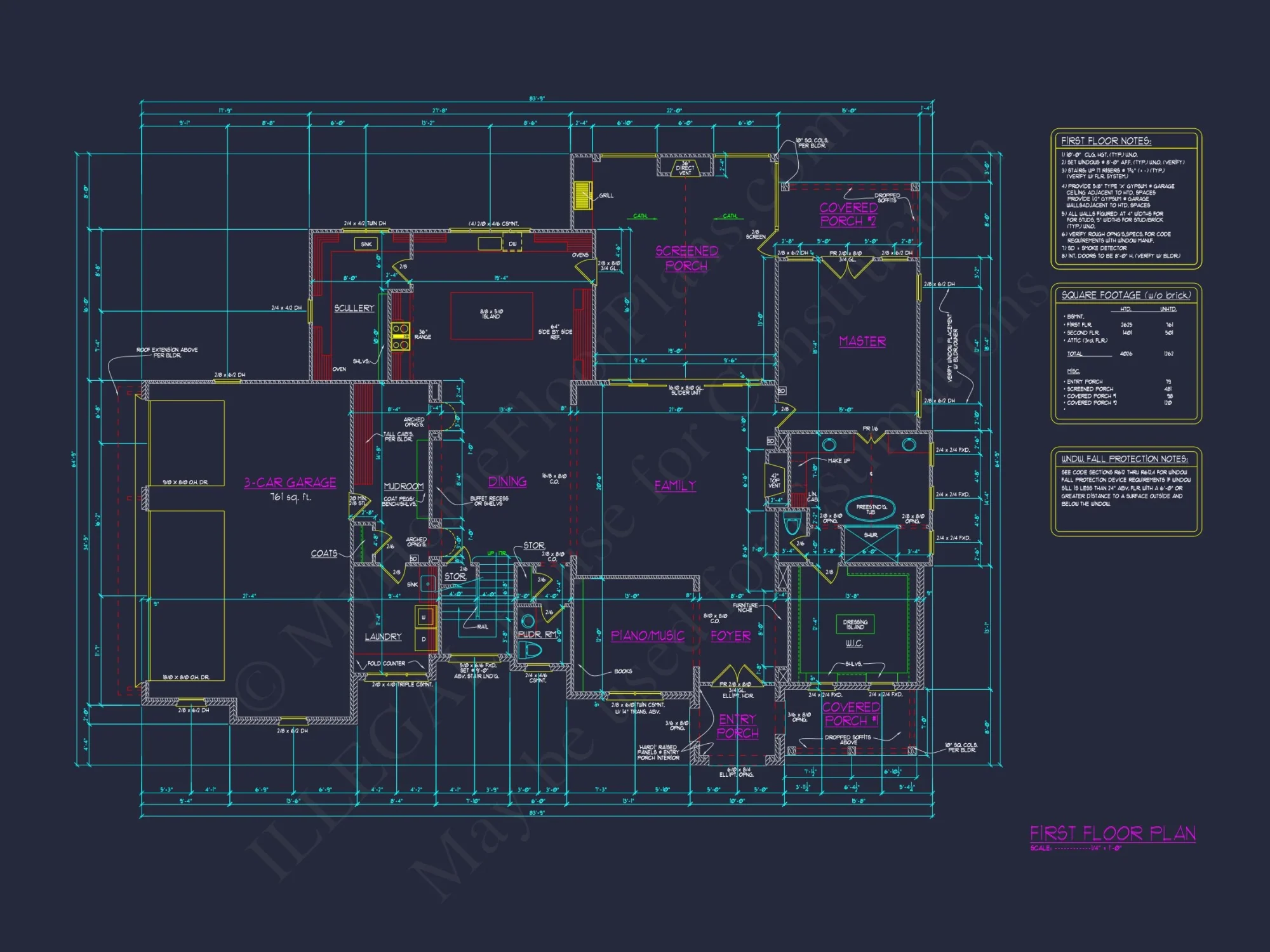 Stunning 2-Story house Plan with CAD Blueprints and Modern Designs