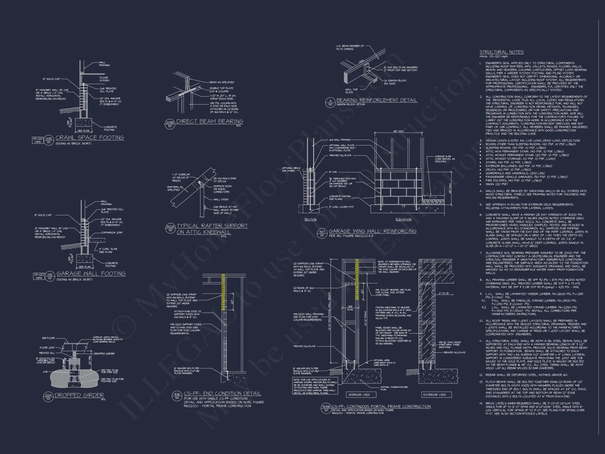 Elegant house Plan with 4 Bedrooms and CAD Blueprint Designs