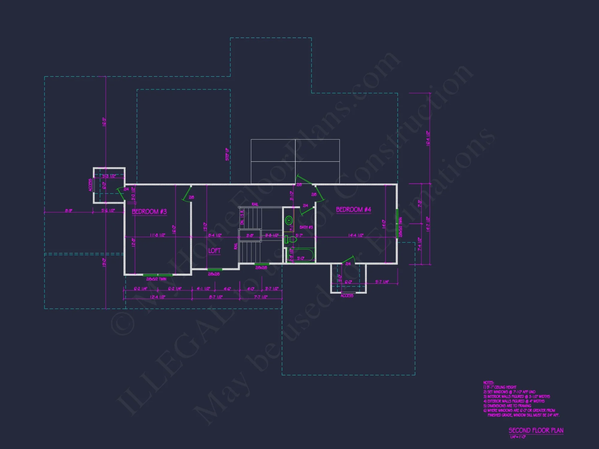 house Floor Plan Design with Blueprint & CAD Architecture