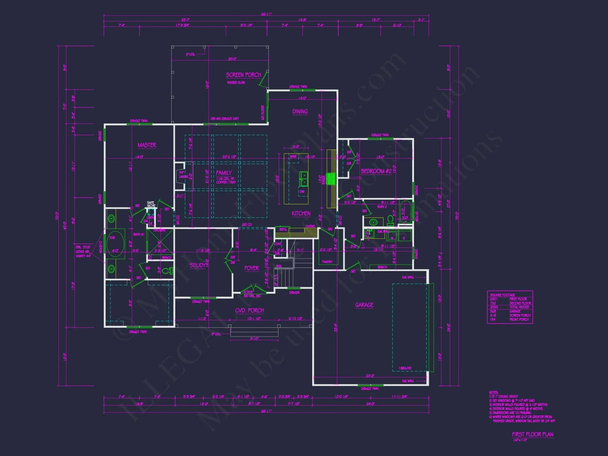 house Floor Plan Design with Blueprint & CAD Architecture
