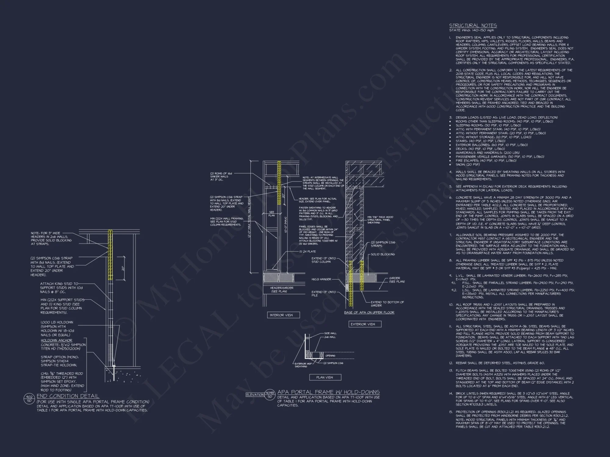 Modern house Blueprint with Stunning Coastal Floor Plan