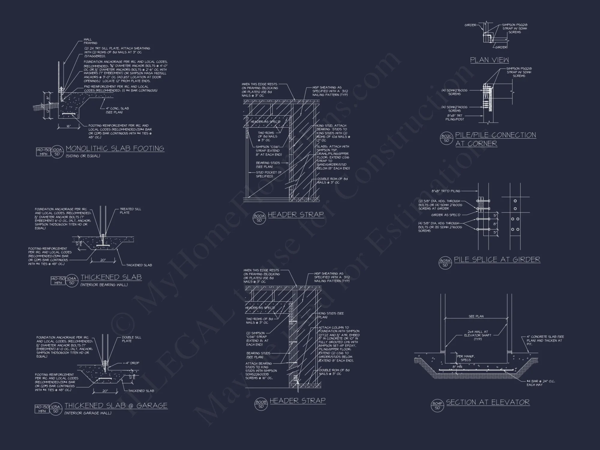 Modern house Blueprint with Stunning Coastal Floor Plan