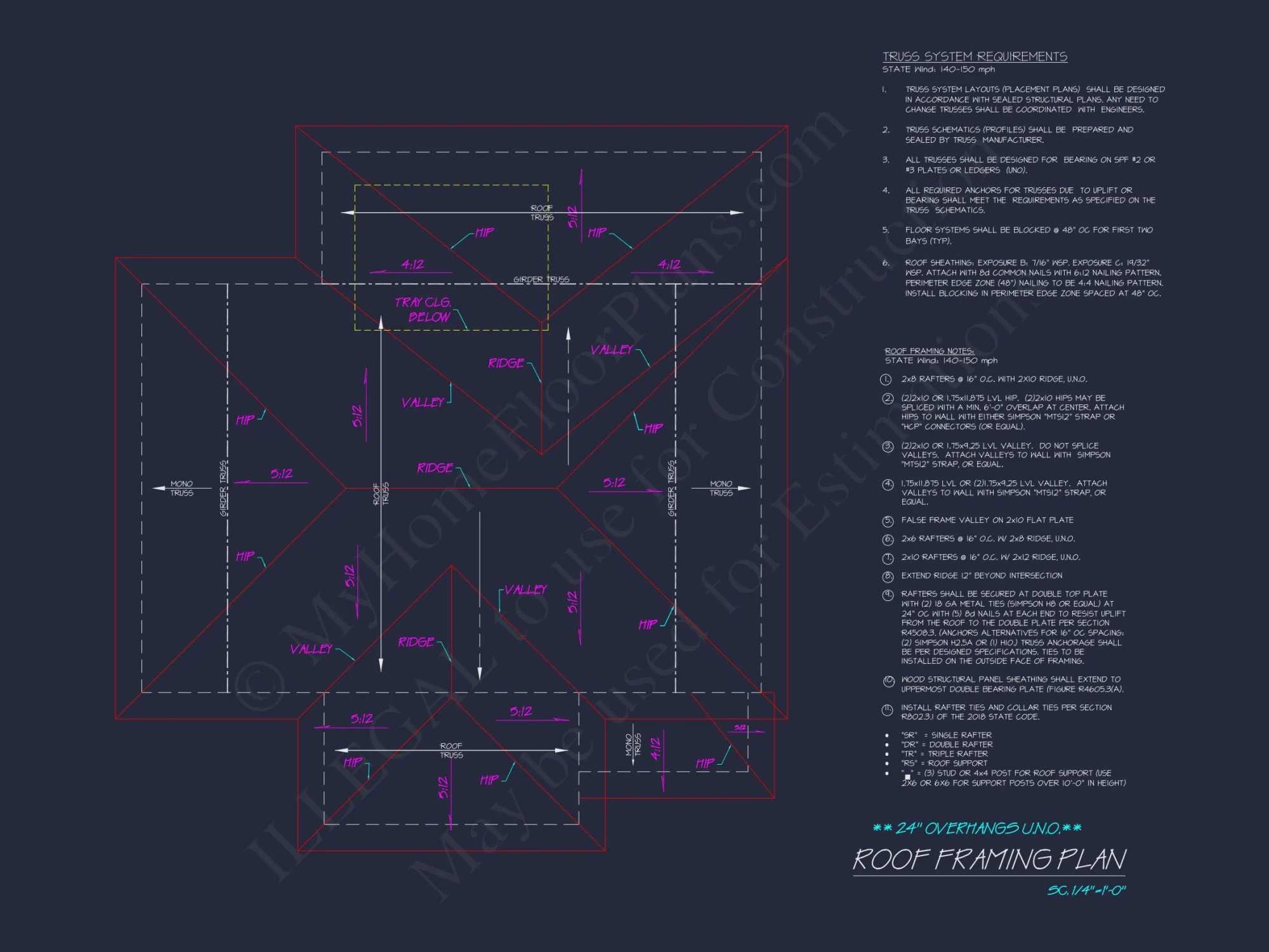 Modern house Blueprint with Stunning Coastal Floor Plan