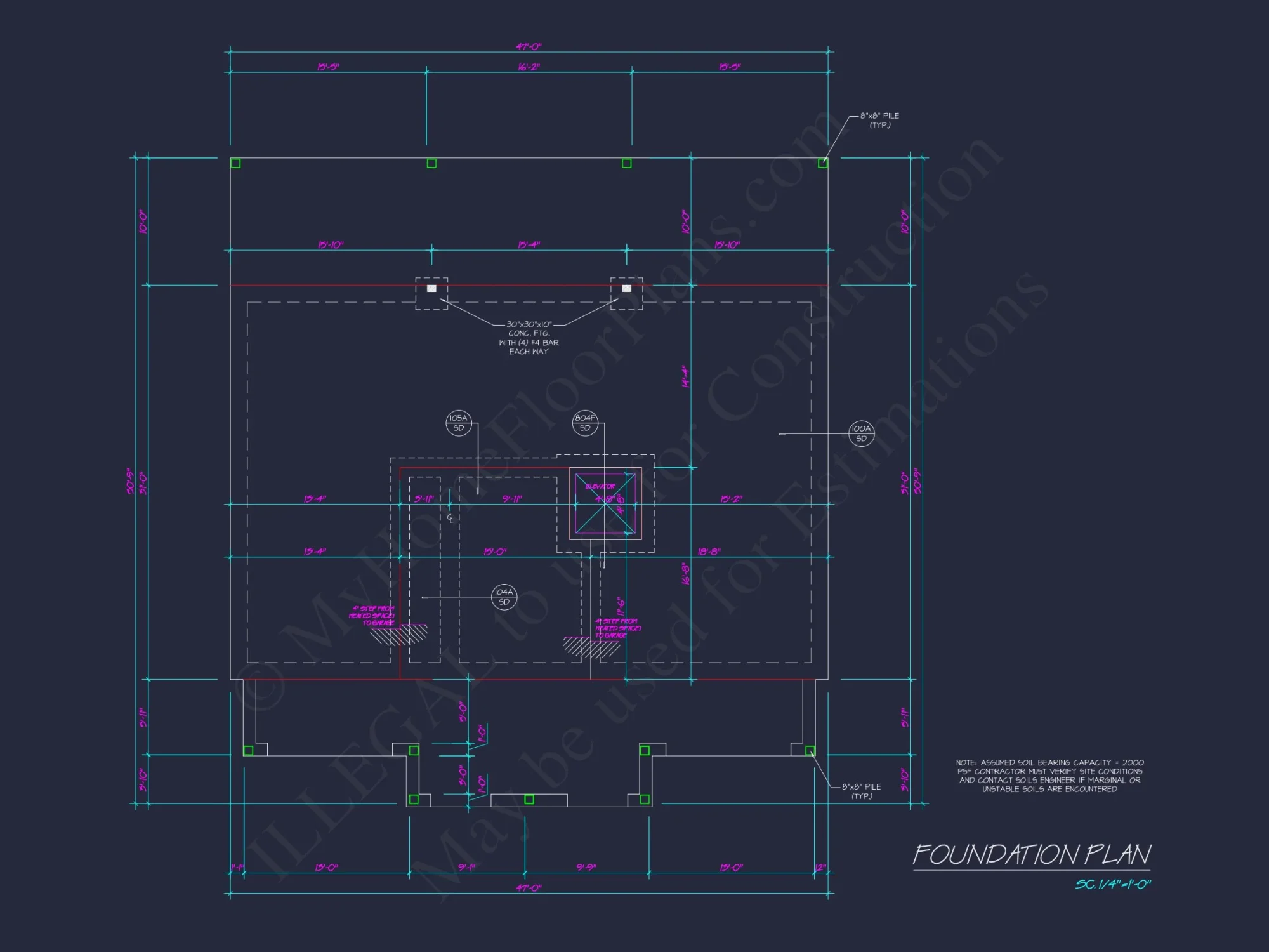 Modern house Blueprint with Stunning Coastal Floor Plan